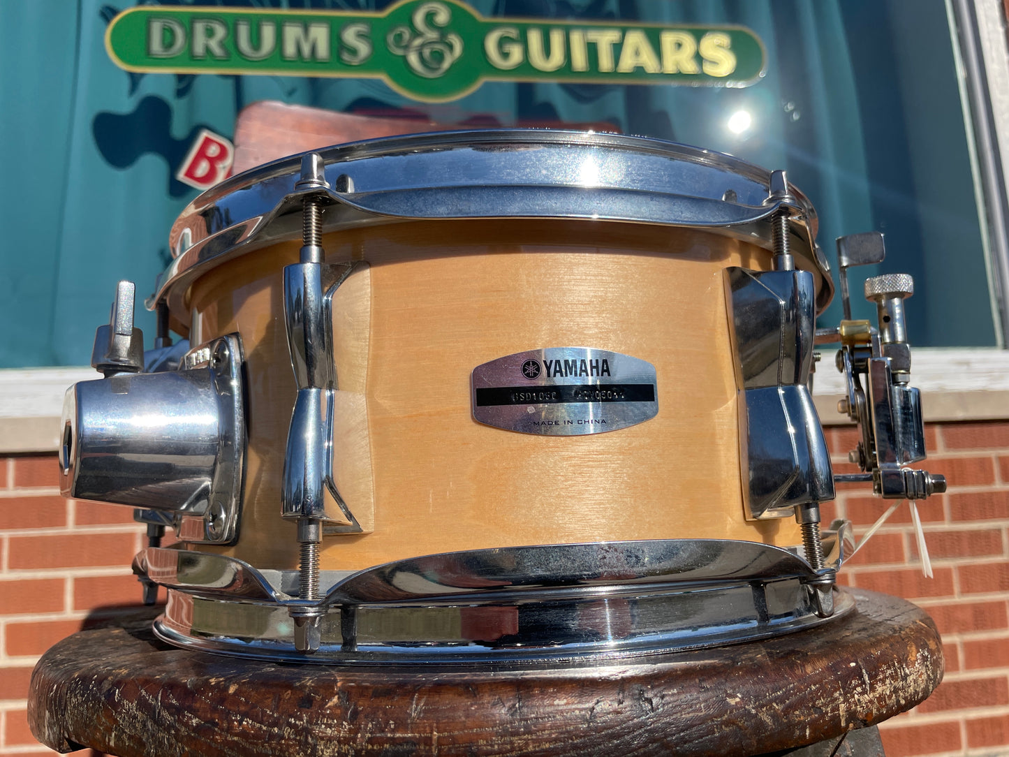Yamaha Stage Custom 5x10 6-Ply Birch Snare Drum Natural BSD-1050