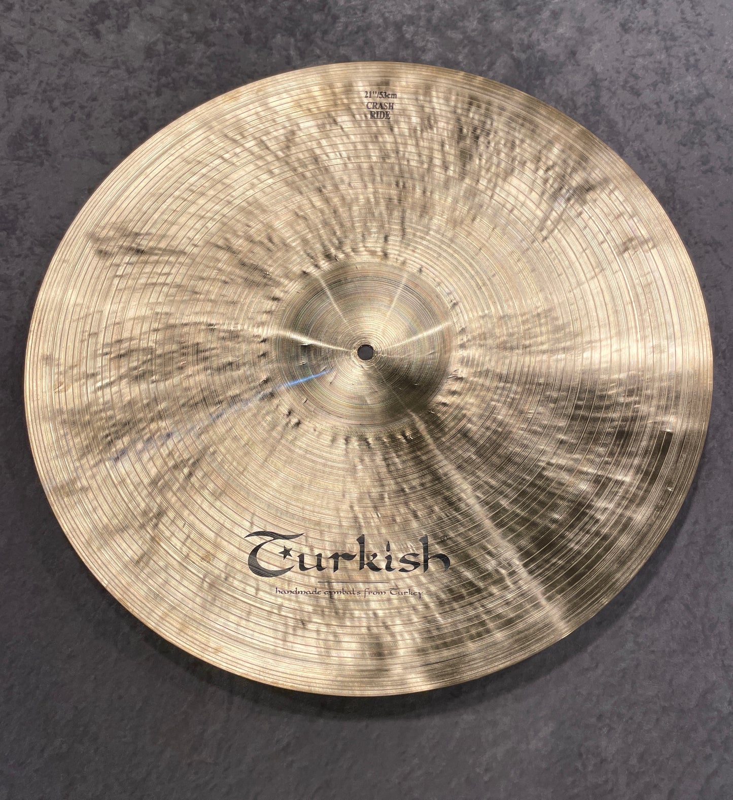 21" Turkish Cymbals Classic Series Crash Ride Cymbal 2084g *Sound File*