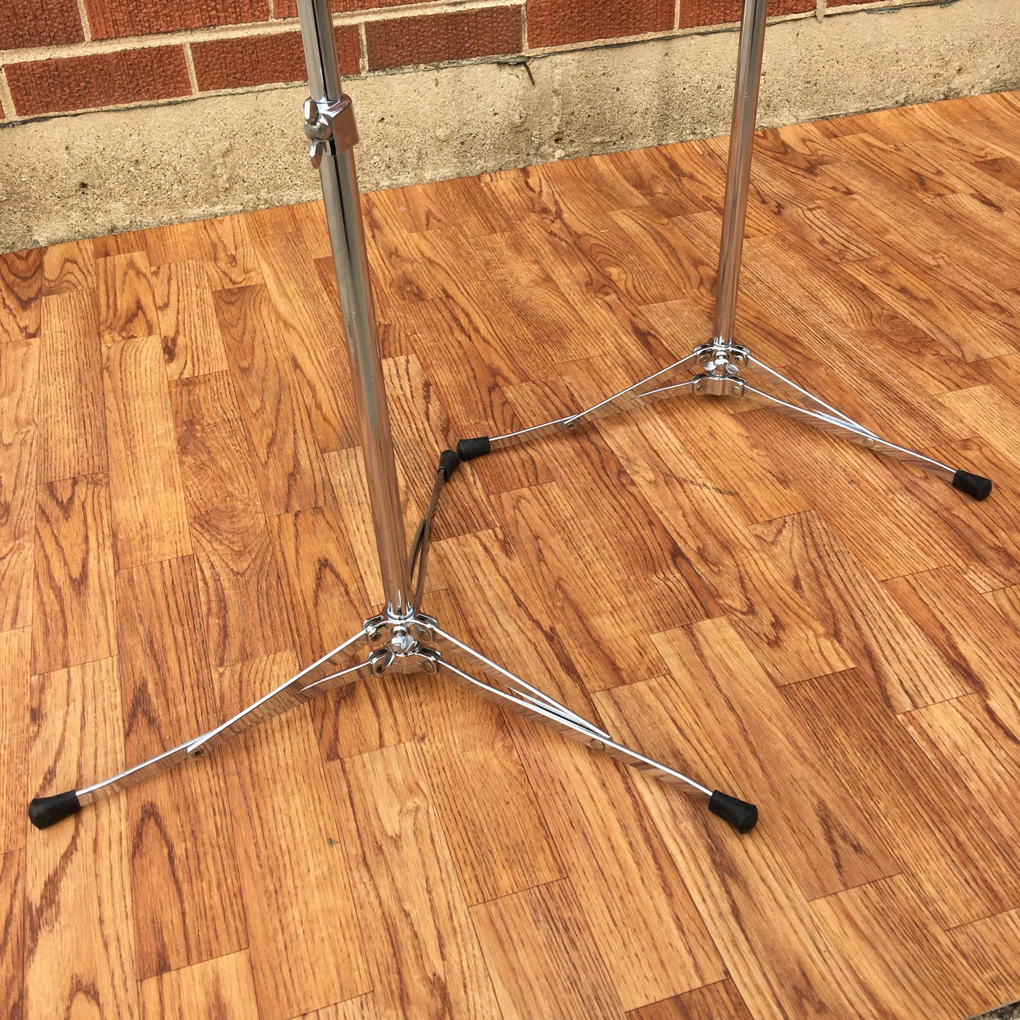 1960s Ludwig 1400 Straight Flat Base Cymbal Stand Pair (2pcs)