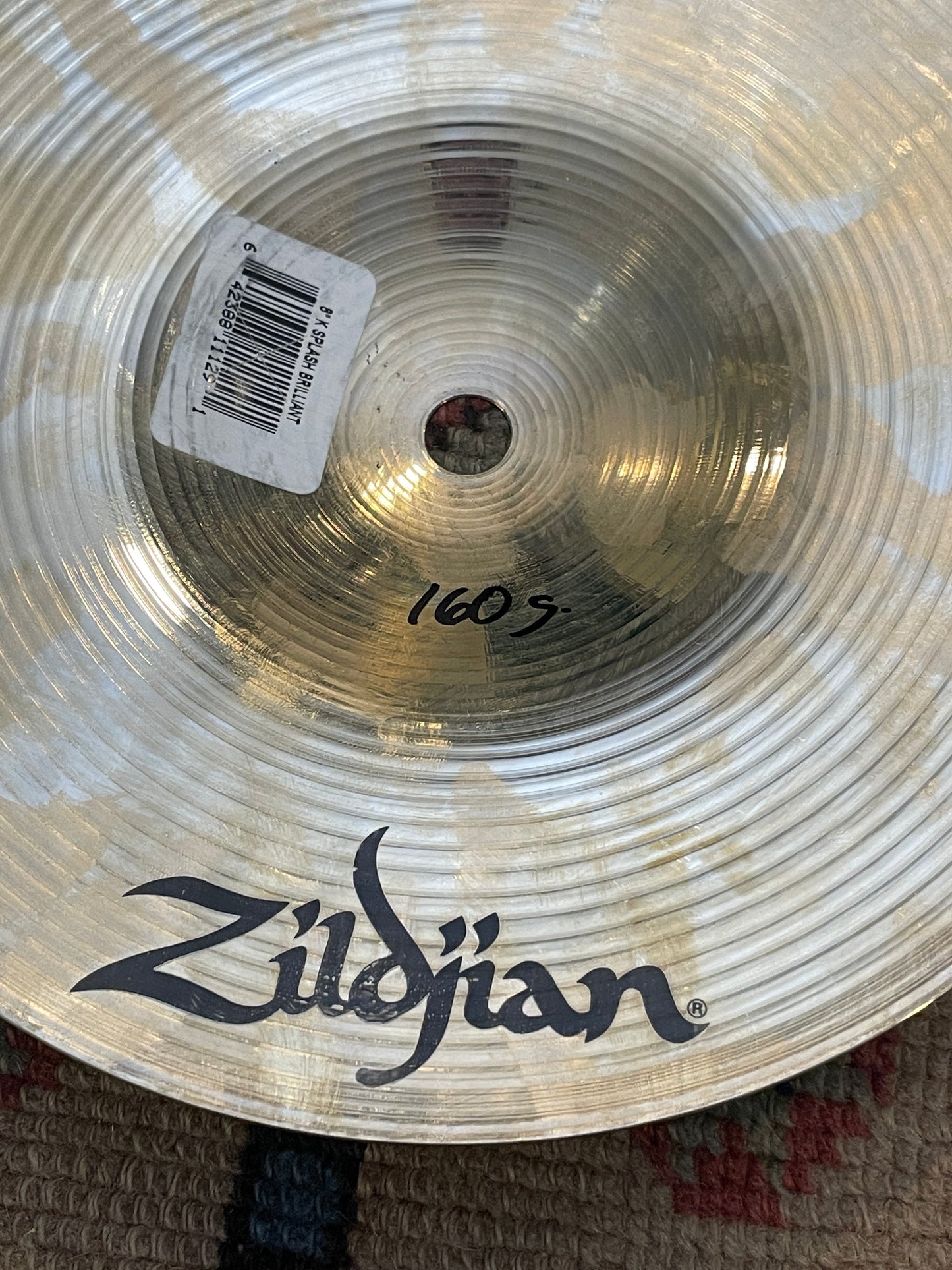 8" Zildjian K Splash Brilliant 160g