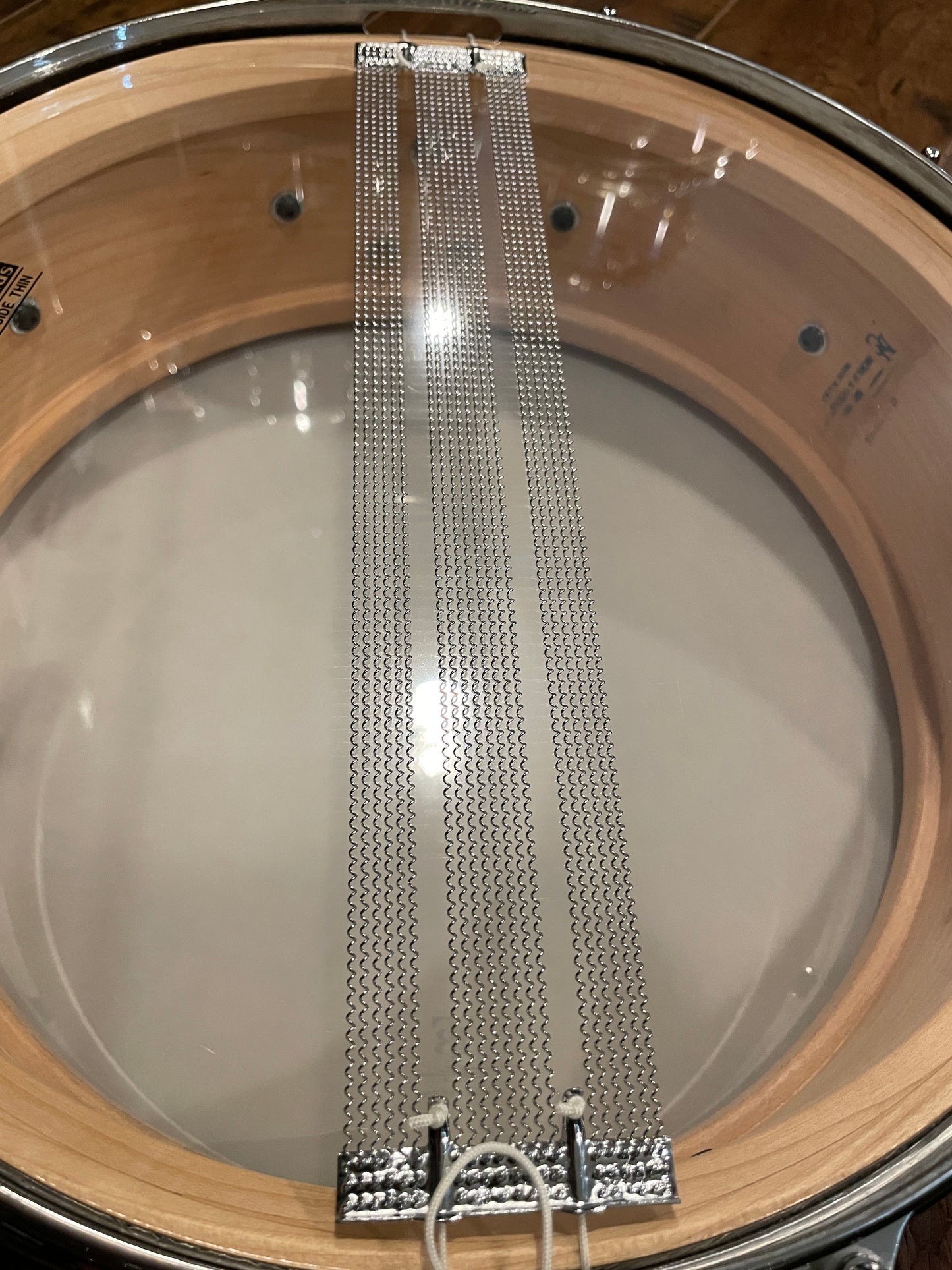 Noble & Cooley 5x14 Solid Maple Shell Snare Drum Amber