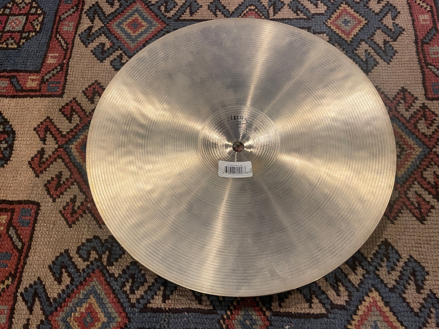 13" Zildjian K Hi-Hat Bottom Cymbal Single 1114g