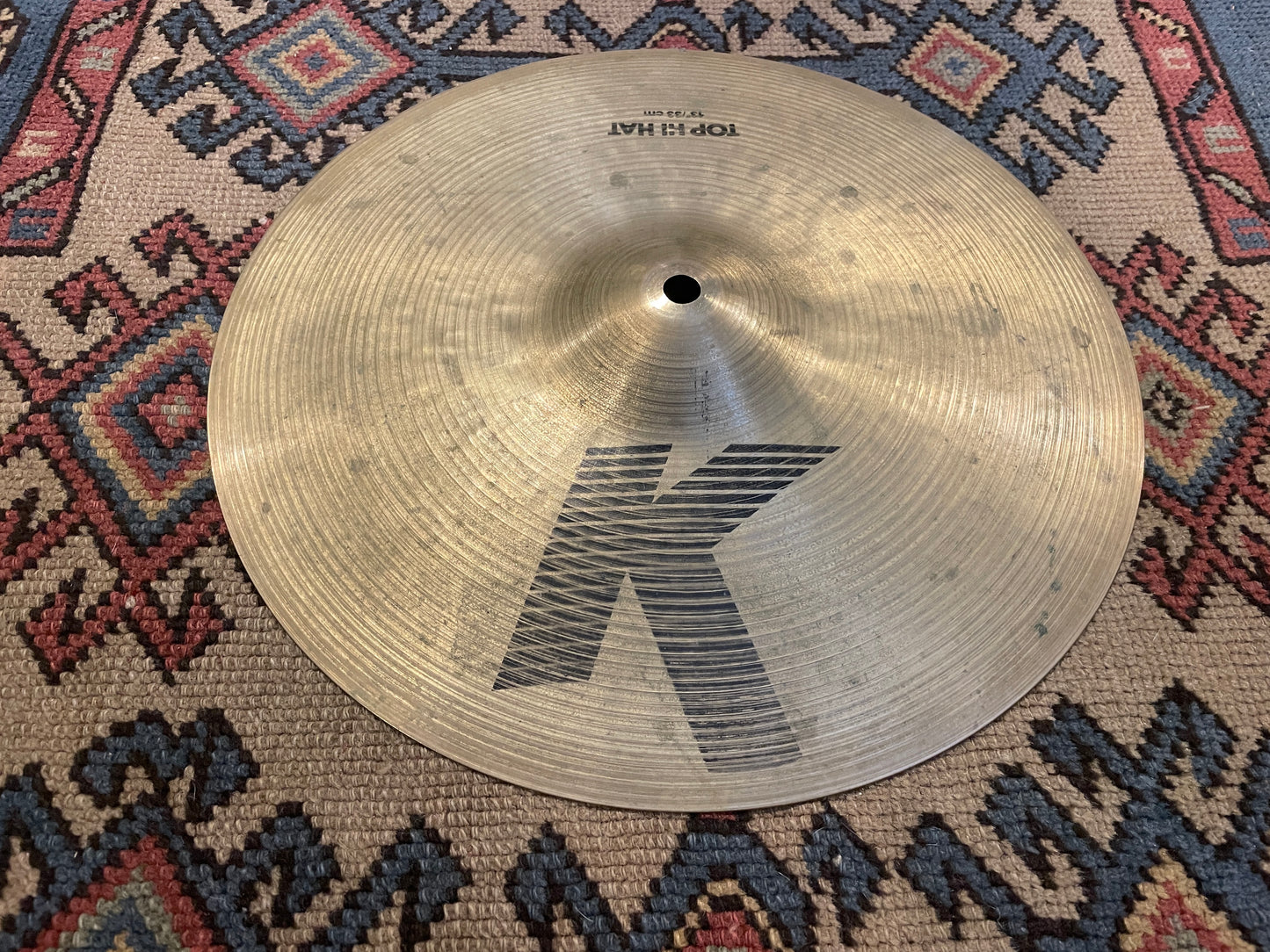 13" Zildjian K Hi-Hat Top Cymbal Single IAK 800g