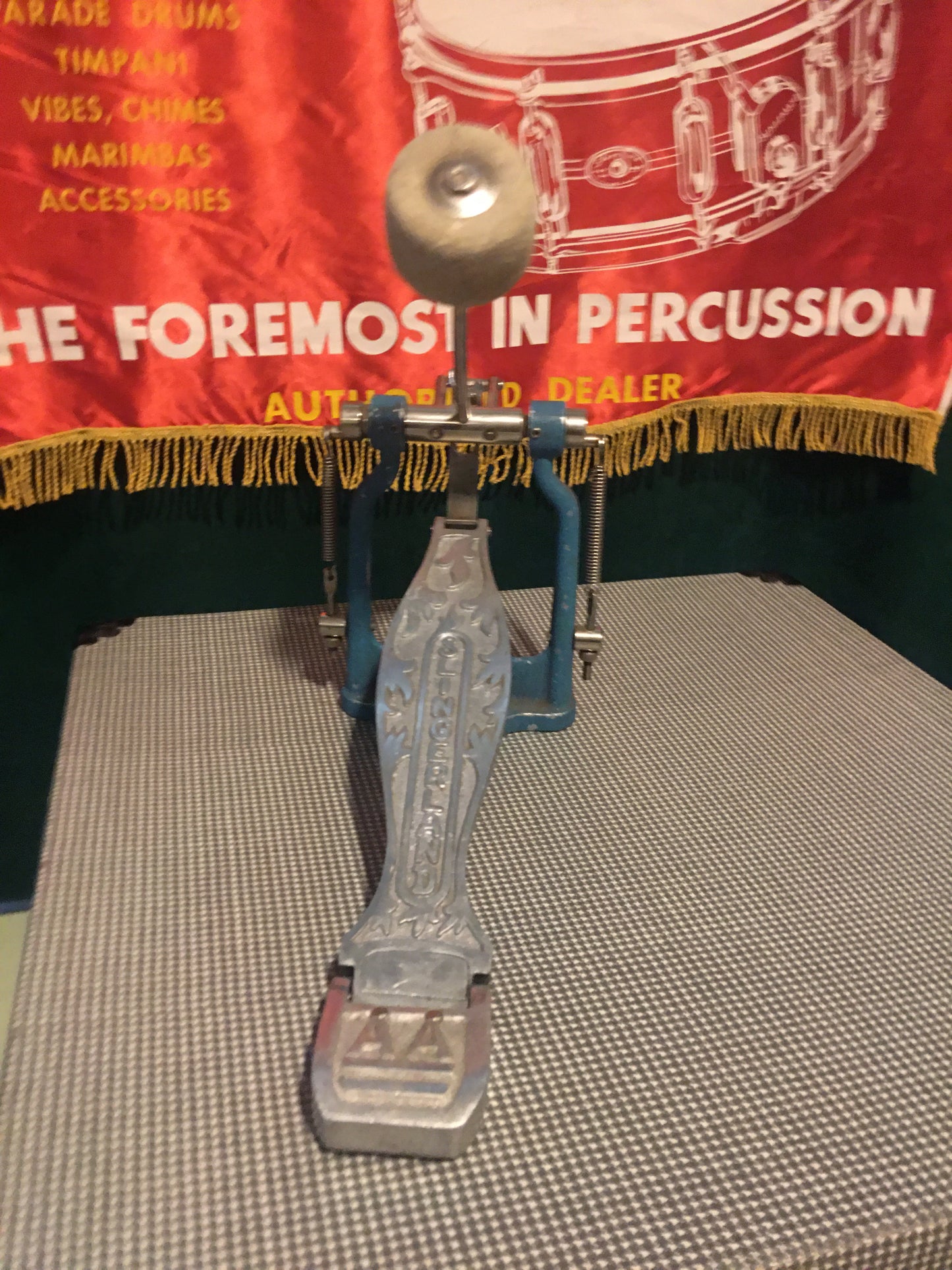 1958-67 Slingerland AA Bass Drum Pedal Blue