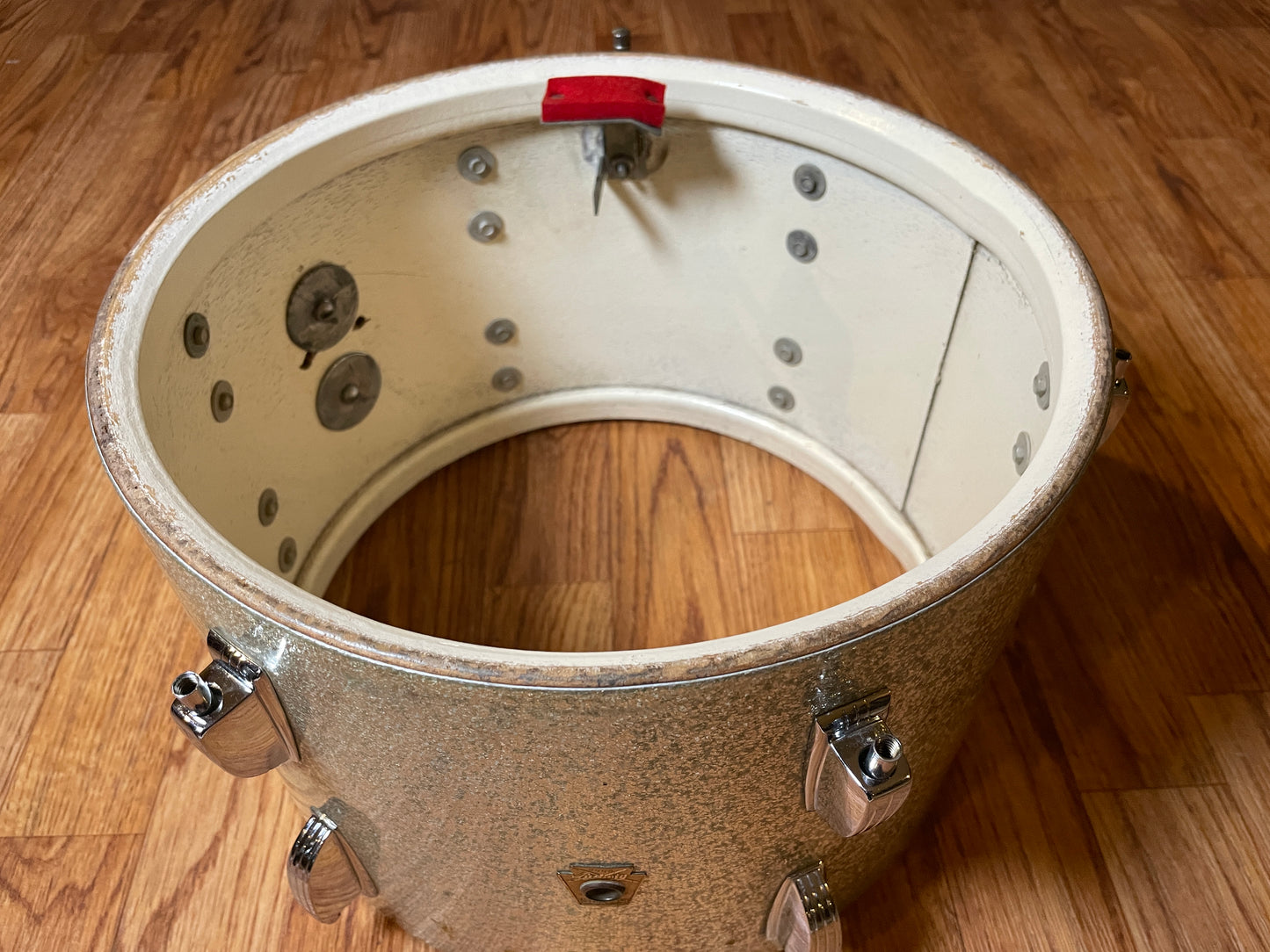 1966 Ludwig Jazzette Silver Sparkle Drum Set 12x18/12/14