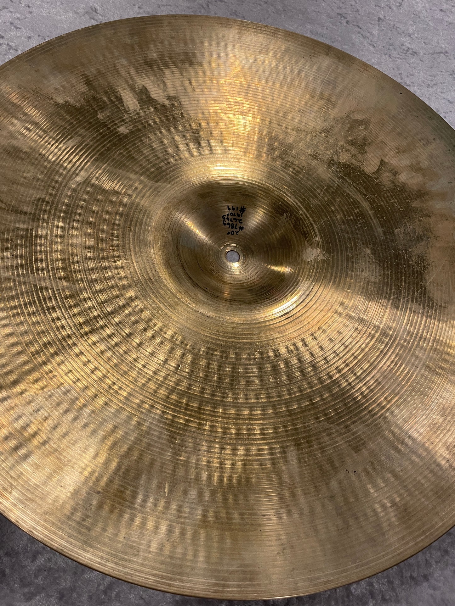20" Zildjian A 1970s Ride Cymbal 2676g #786