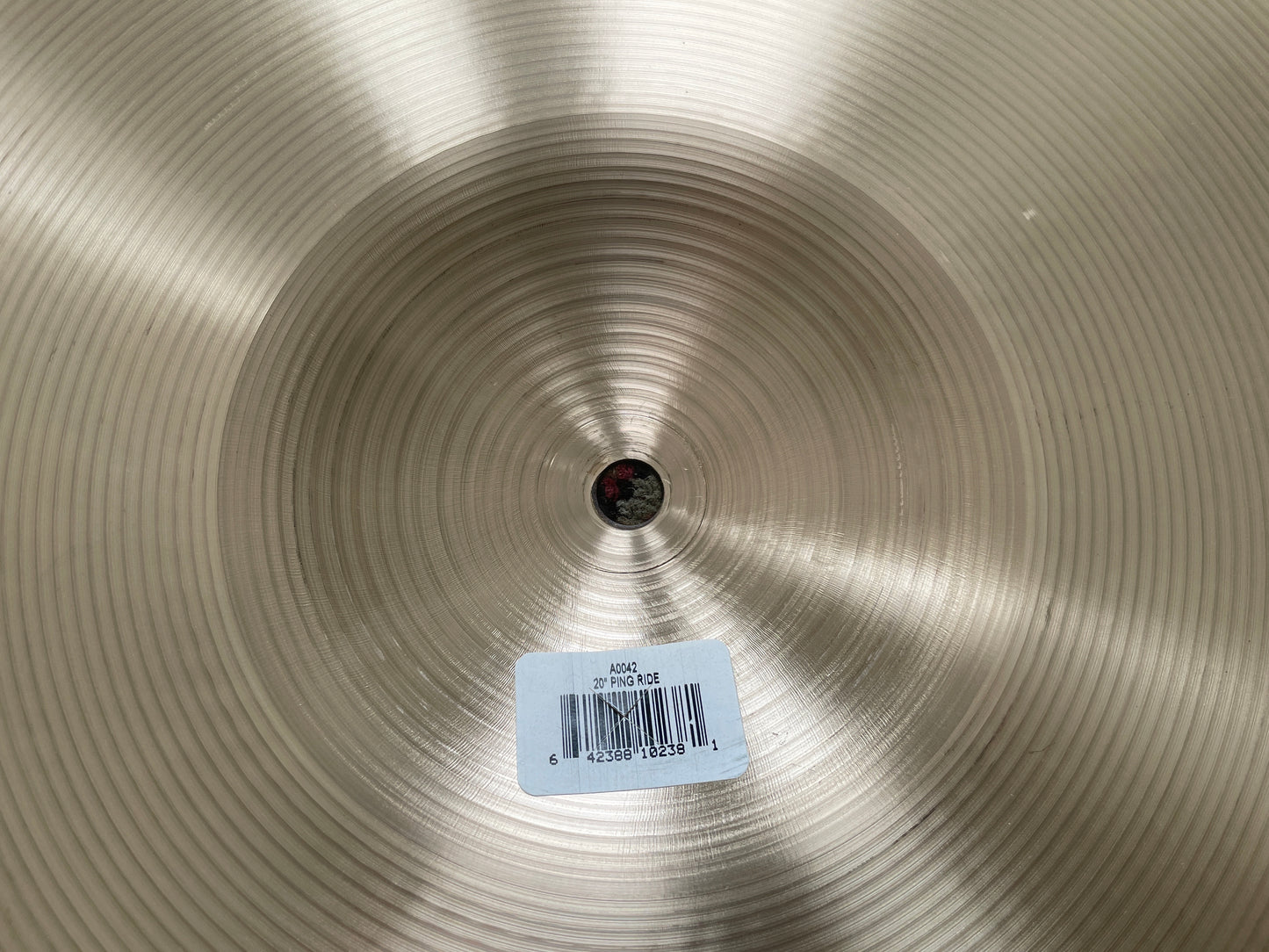 20" Zildjian A Ping Ride Cymbal 3032g A0042