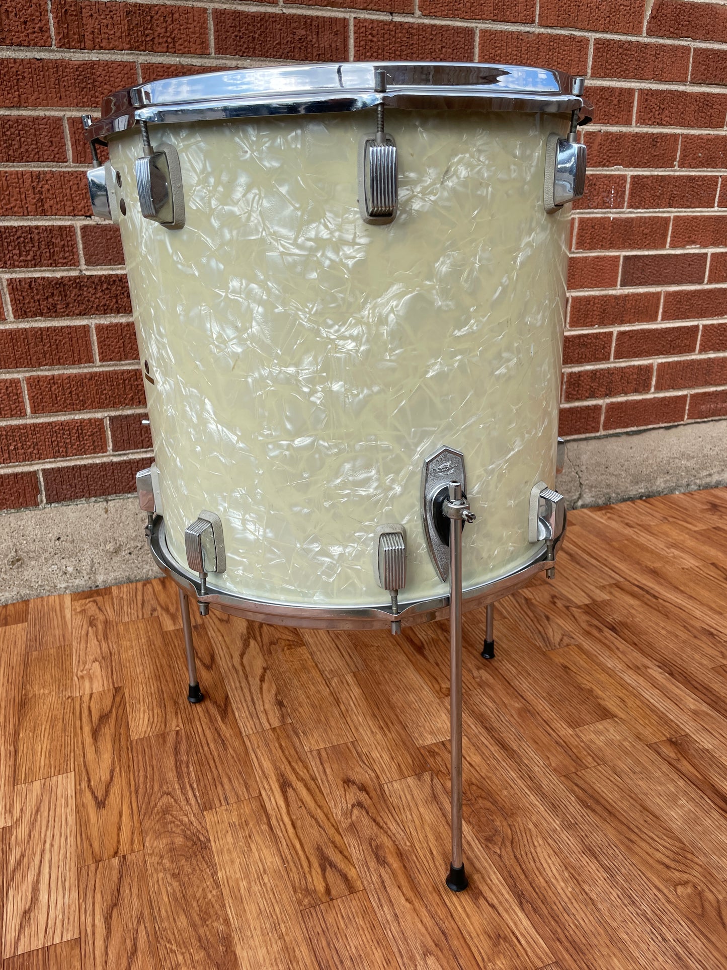 Trixon 16x16 Floor Tom Drum White Marine Pearl