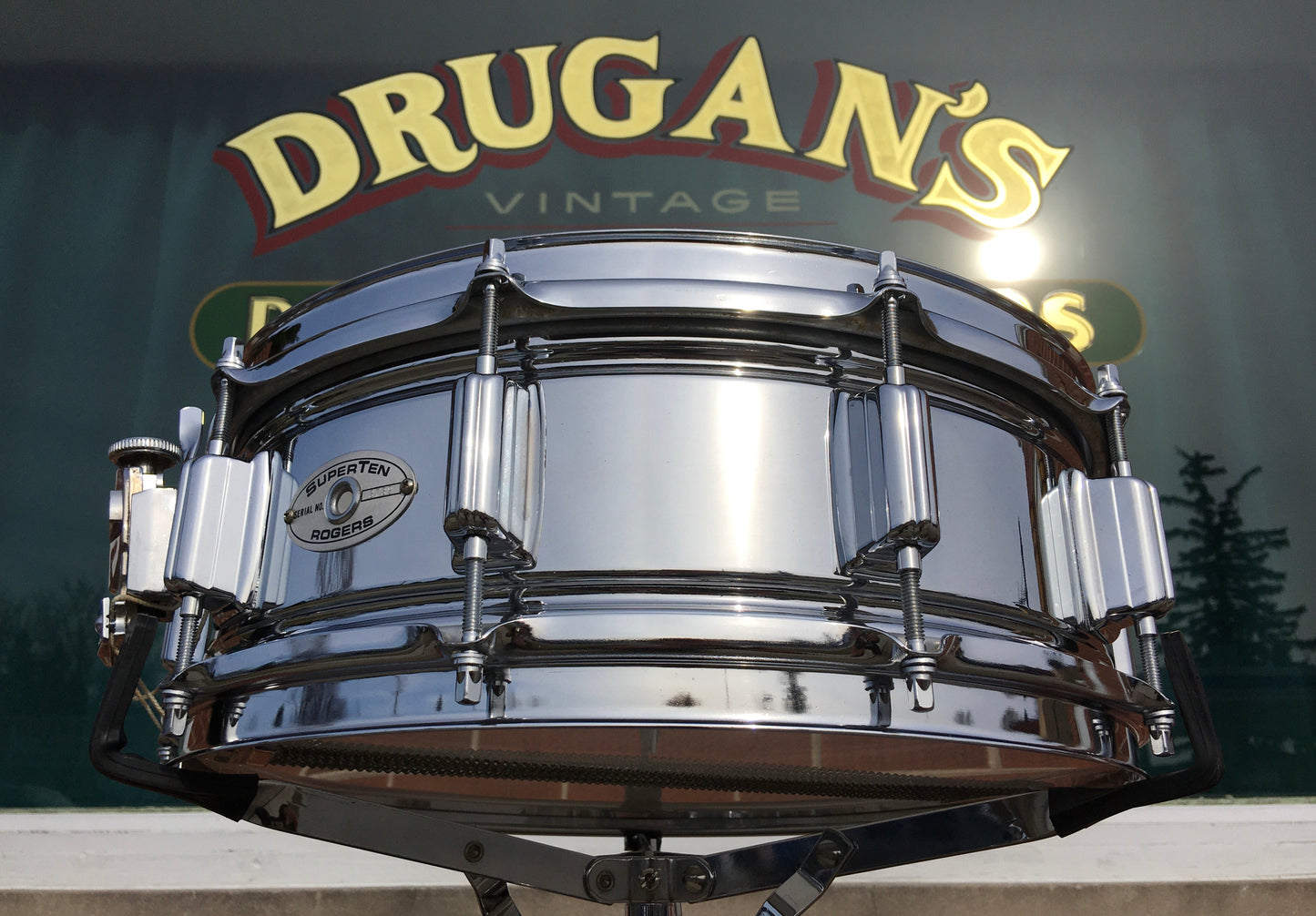 Early 1970s Rogers Super 10 5x14 Snare Drum