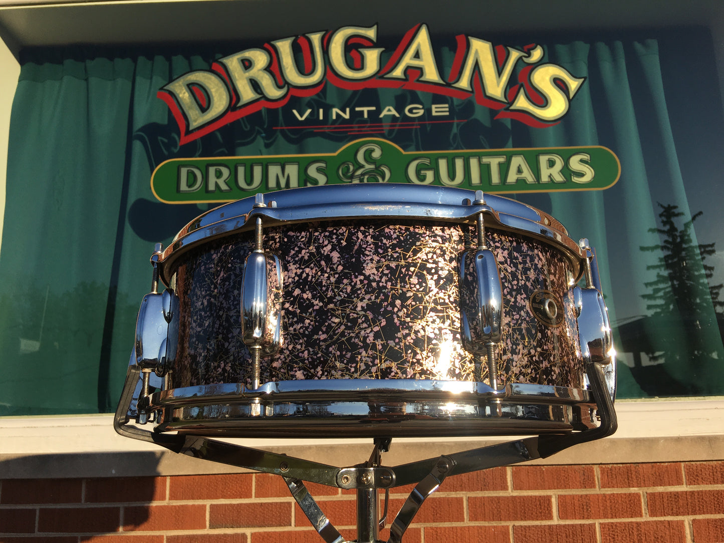 1958 Slingerland 5.5x14 Capri Pearl Super Gene Krupa Radio King Snare Drum