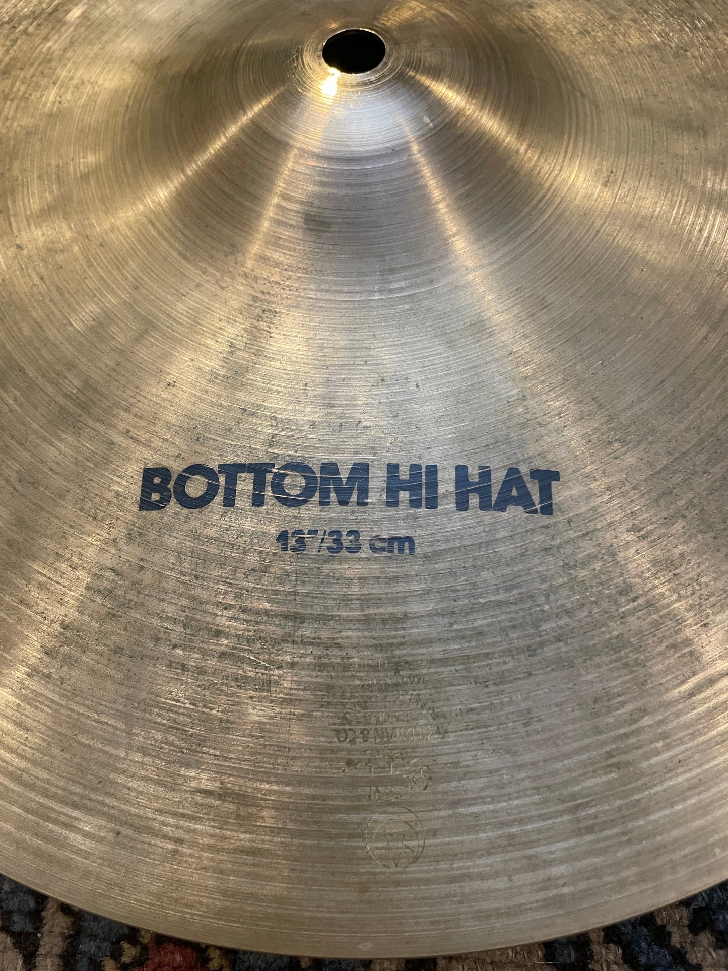 13" Zildjian K Bottom Hi-Hat Single Cymbal 1088g