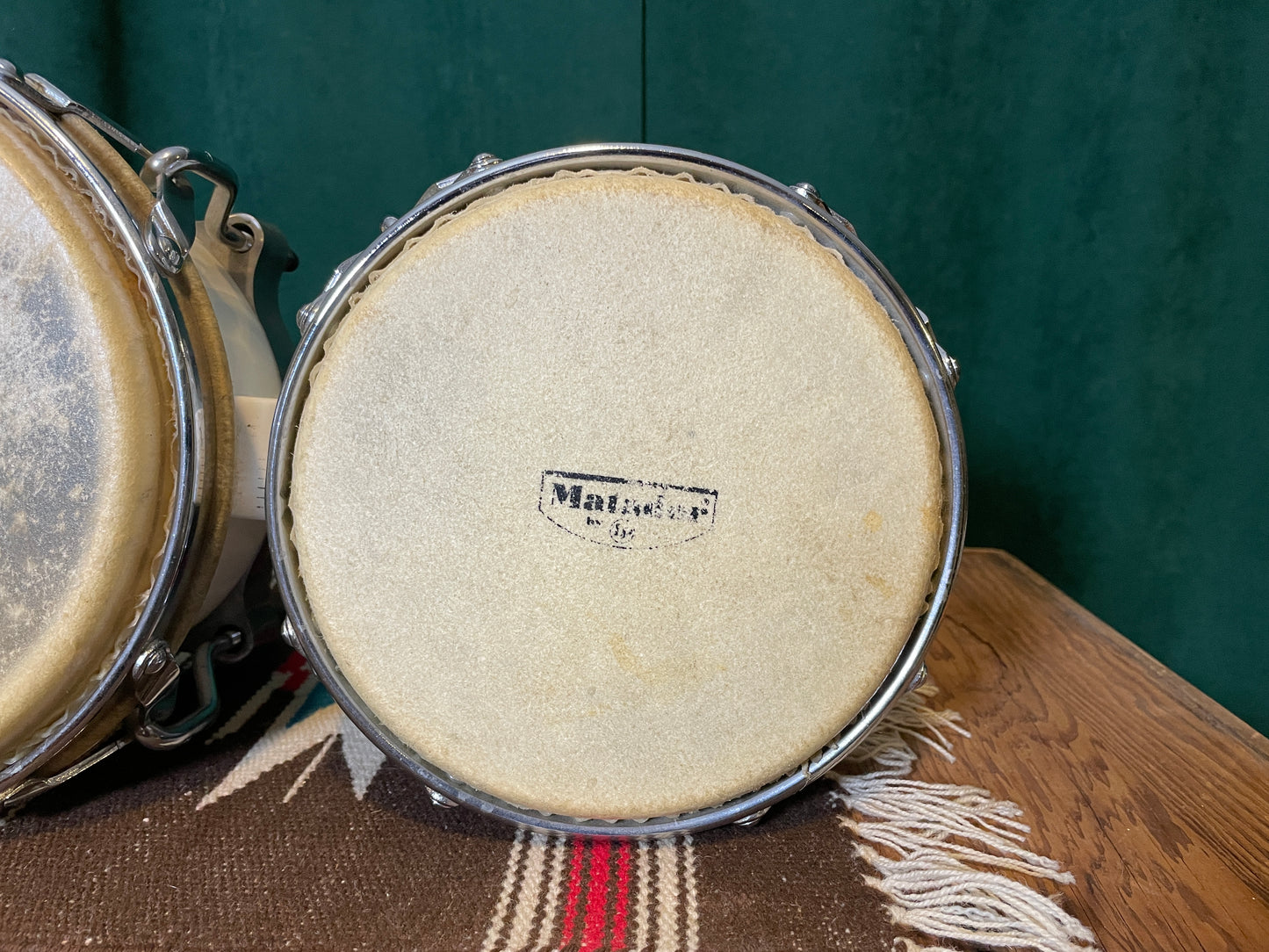 LP Matador Fiberglass Bongos White Latin Percussion