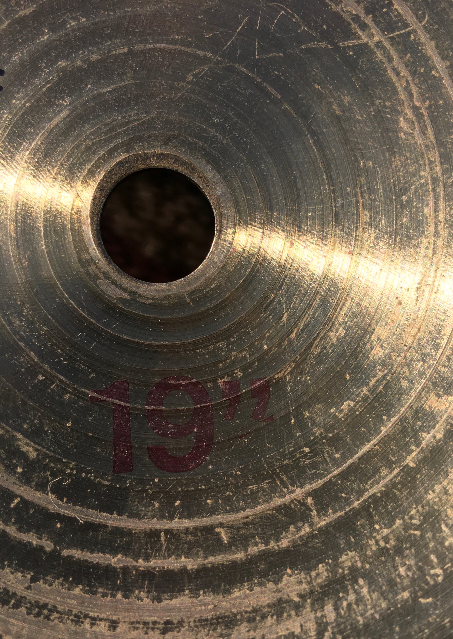 19" Paiste Pre Serial # Formula 602 Medium Ride Cymbal 1970g #589