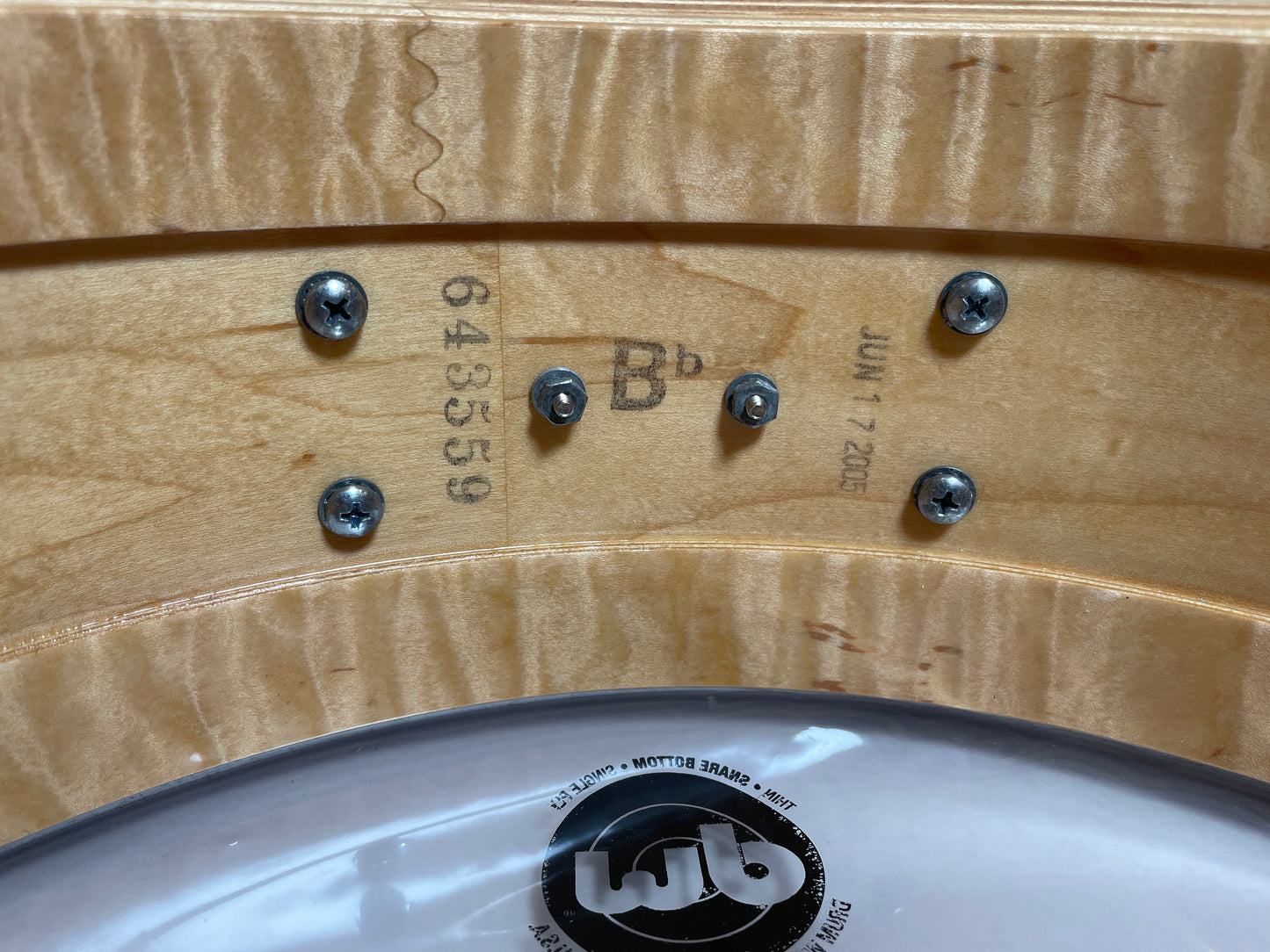 DW Collector's Series 5x14 Maple Snare Drum Natural Drum Workshop Ten & Six