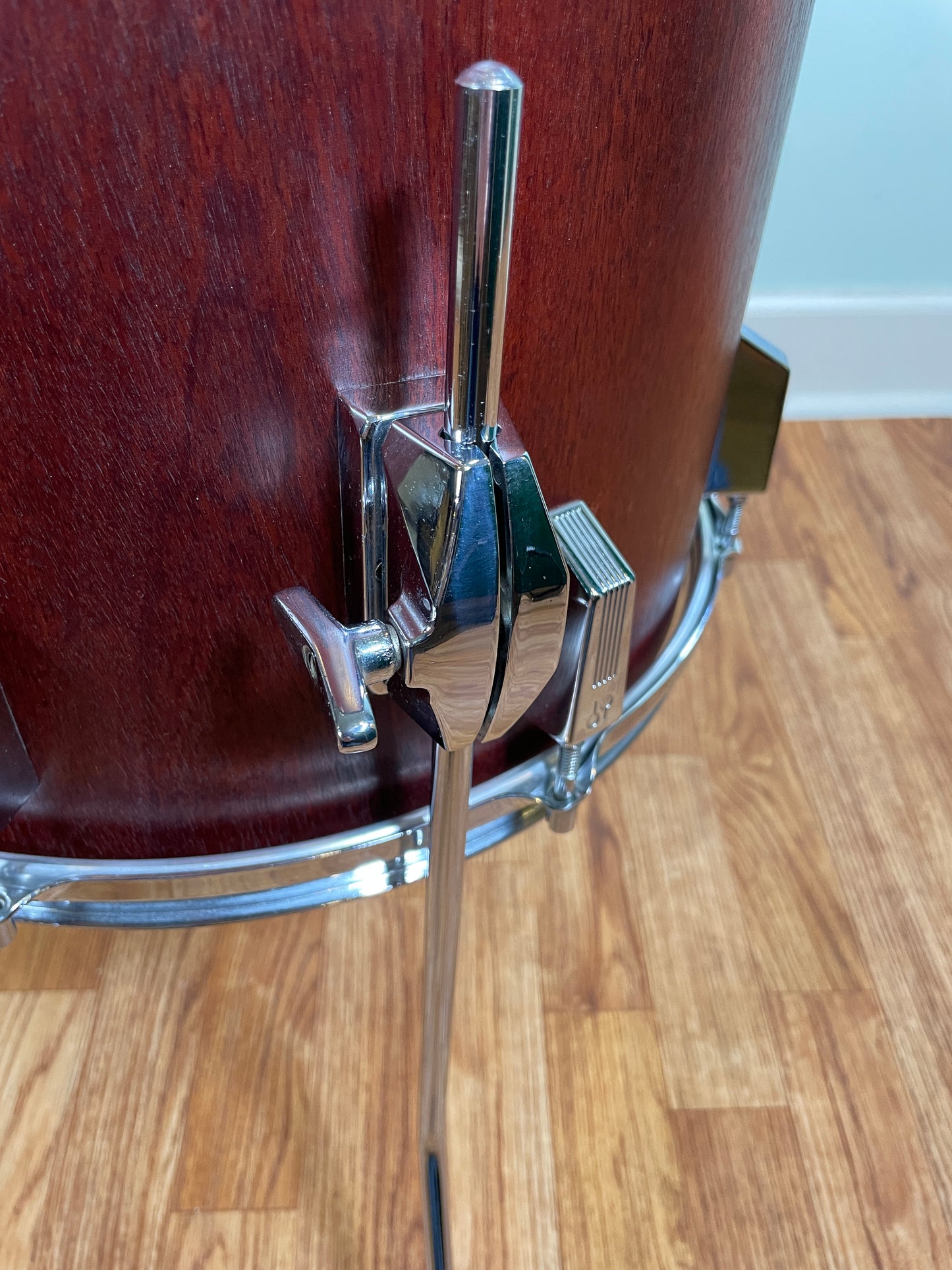 Vintage Sonor Phonic Plus 15x17 Tom Drum Red Mahogany