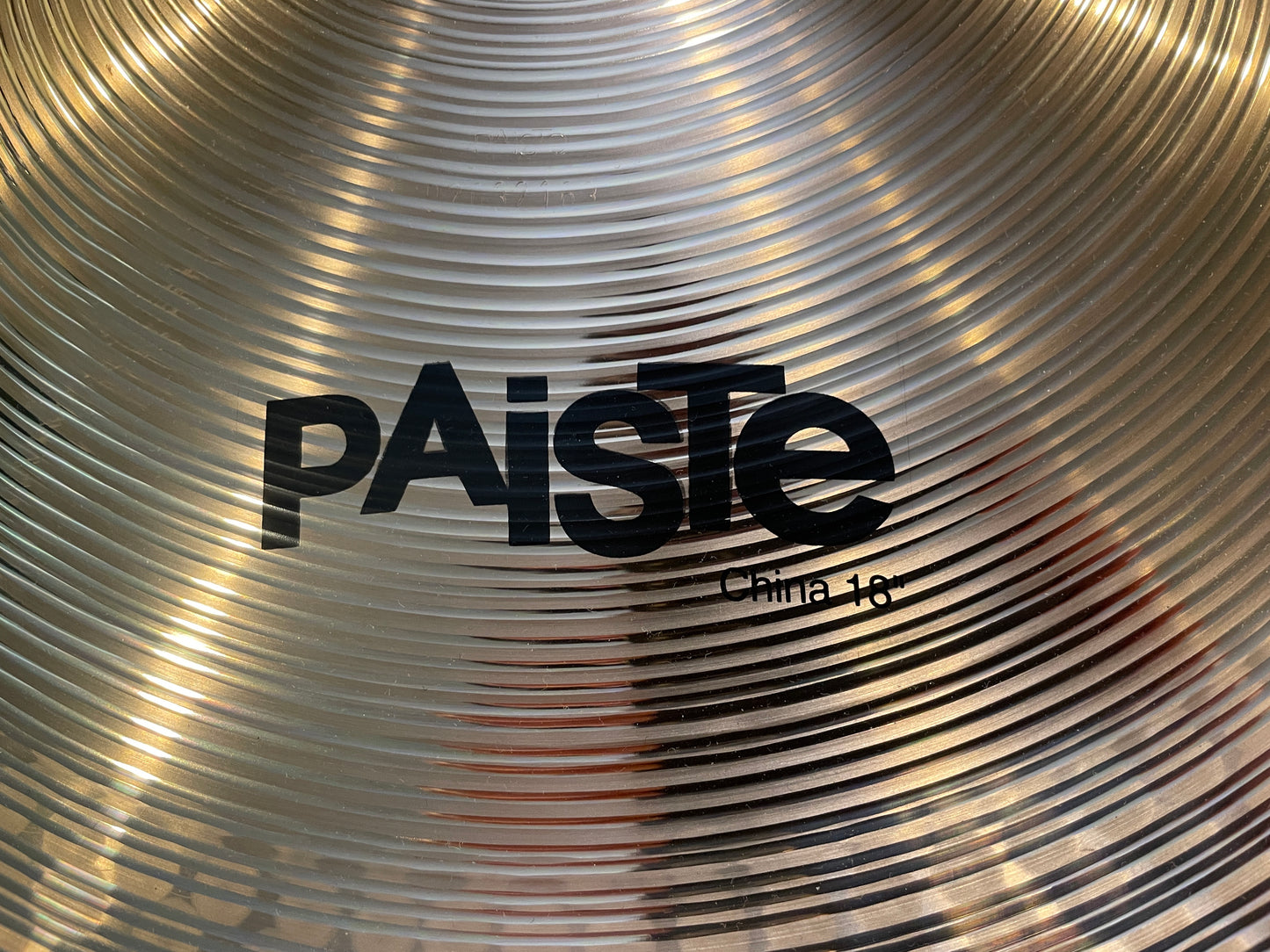 18" Paiste 802 China Cymbal 1186g