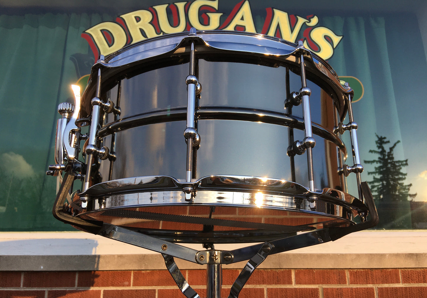 Ludwig 6.5x14 LB417T Black Beauty Tube Lugs Snare Drum
