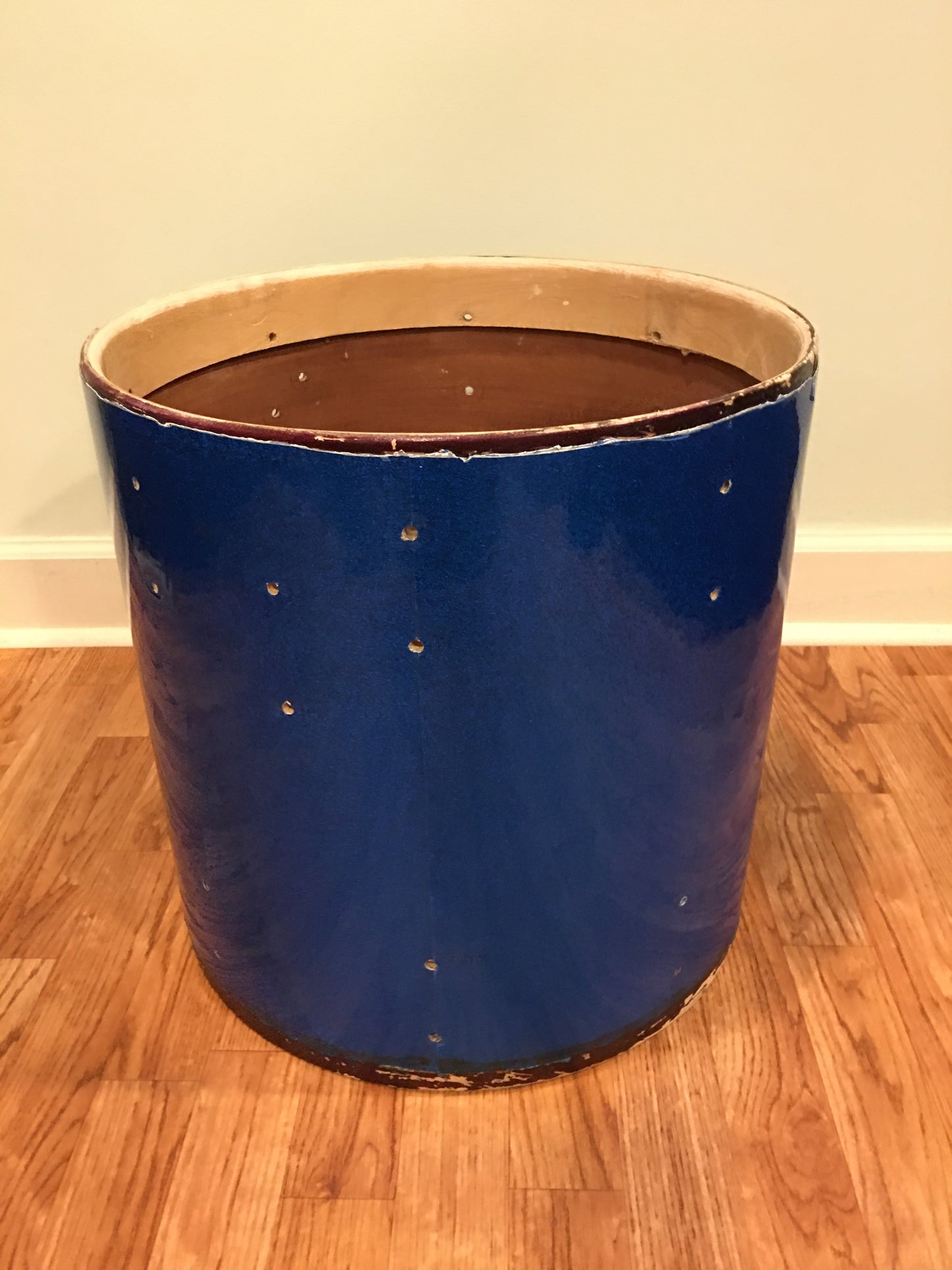 Vintage Slingerland 16x16 Radio King Floor Tom Blue Sparkle