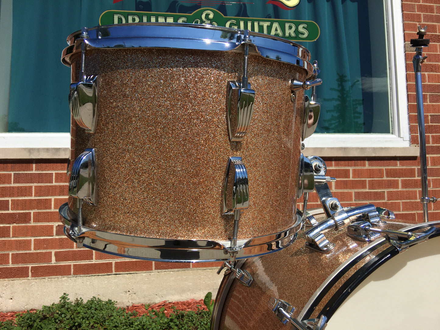 1965 Ludwig Super Classic Drum Set Champagne Sparkle 100% Original