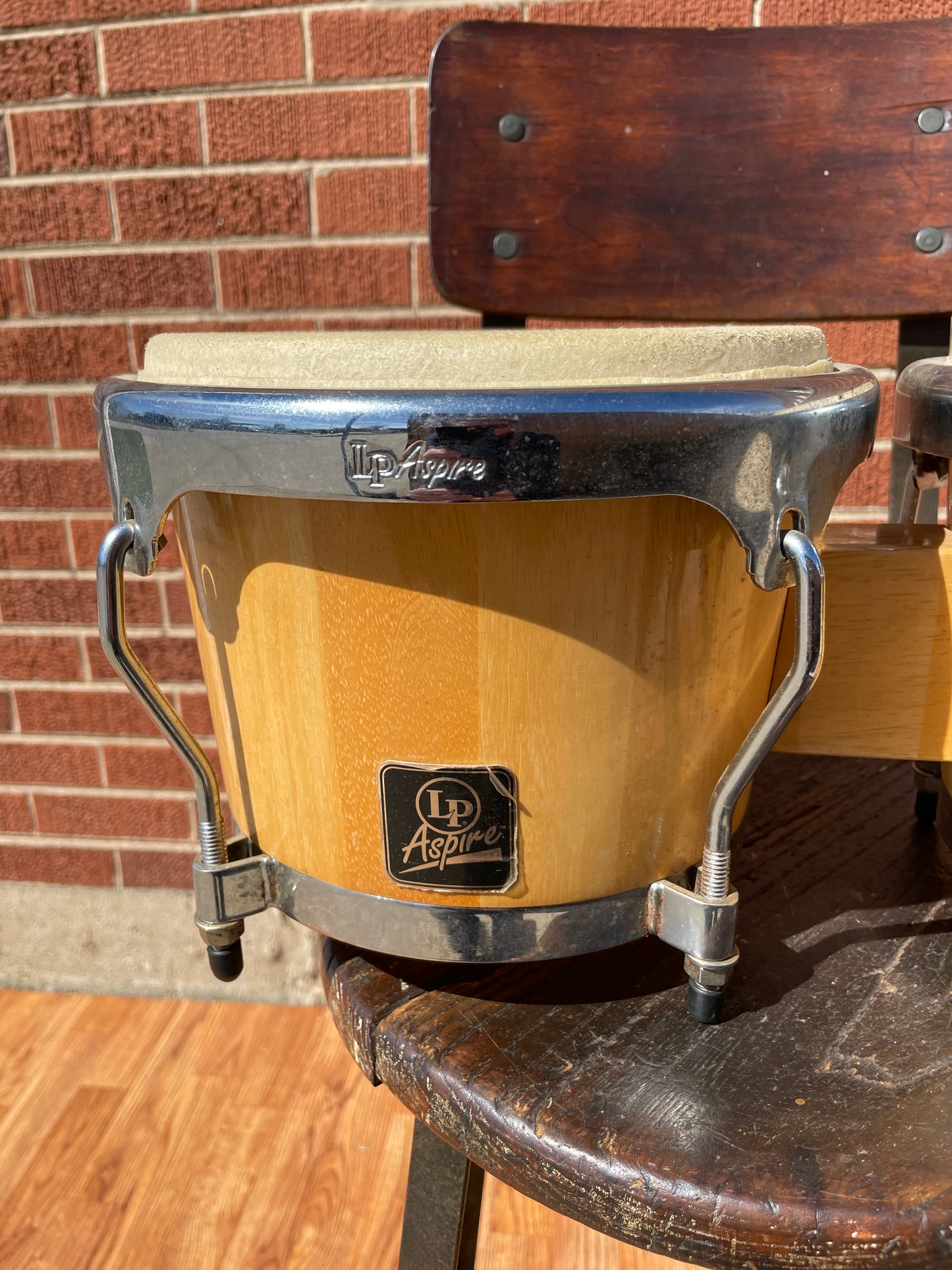 LP Aspire Bongos Natural Latin Percussion