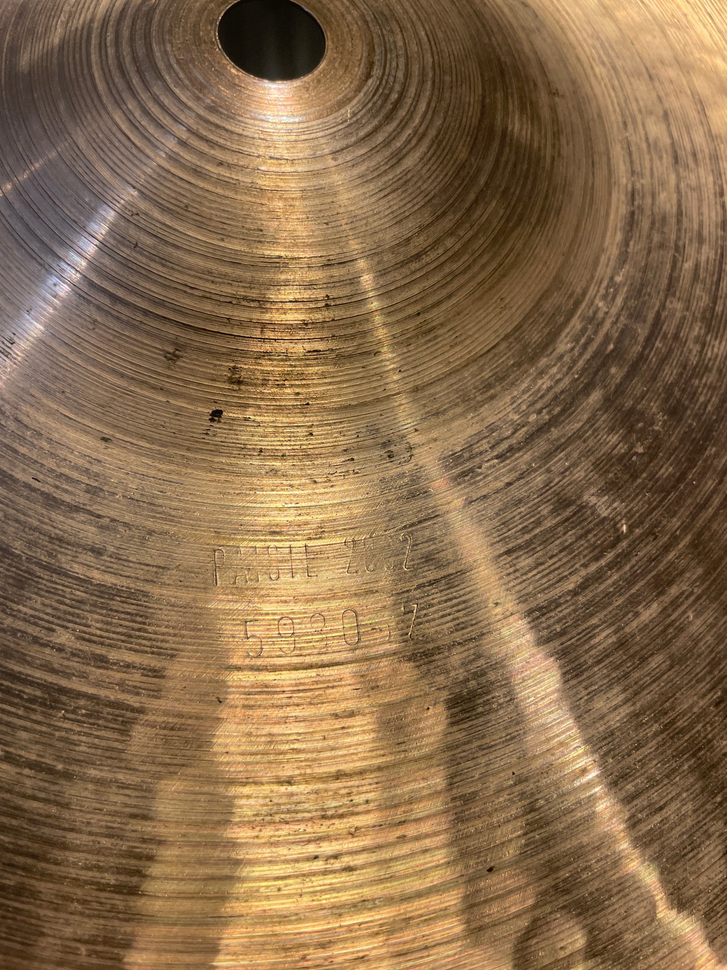 14" Paiste 1985 2002 Medium Hi-Hat Cymbal Pair 812g/982g