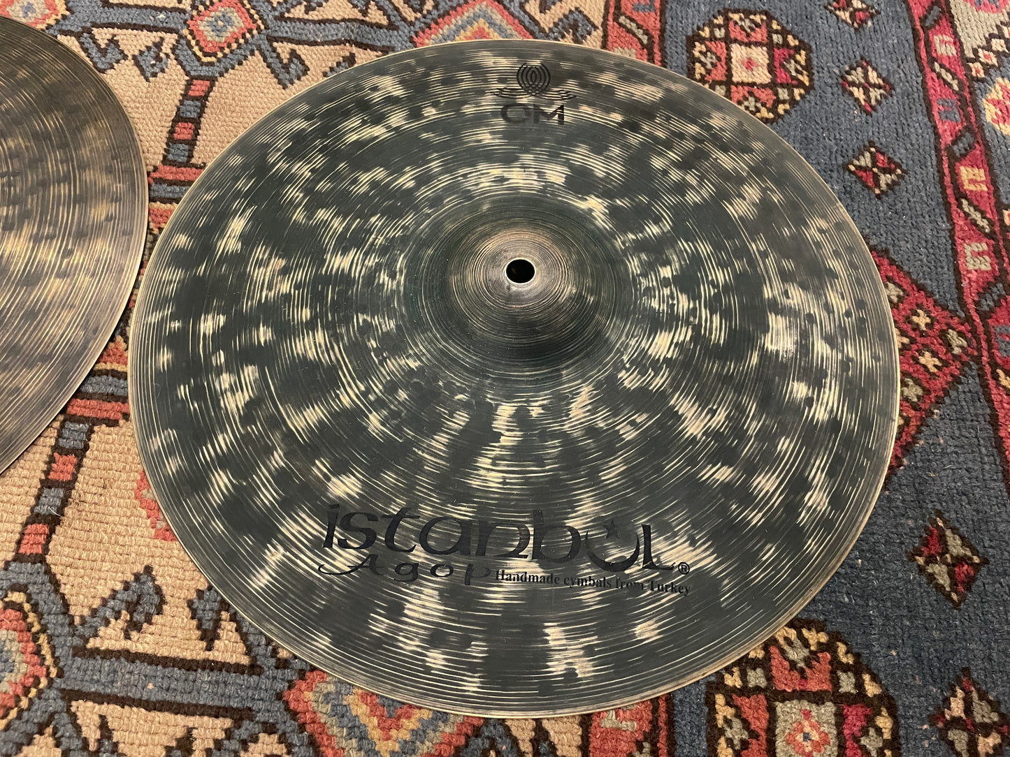 15" Istanbul Agop OM Hi-Hat Cymbal Pair 998g/1120g