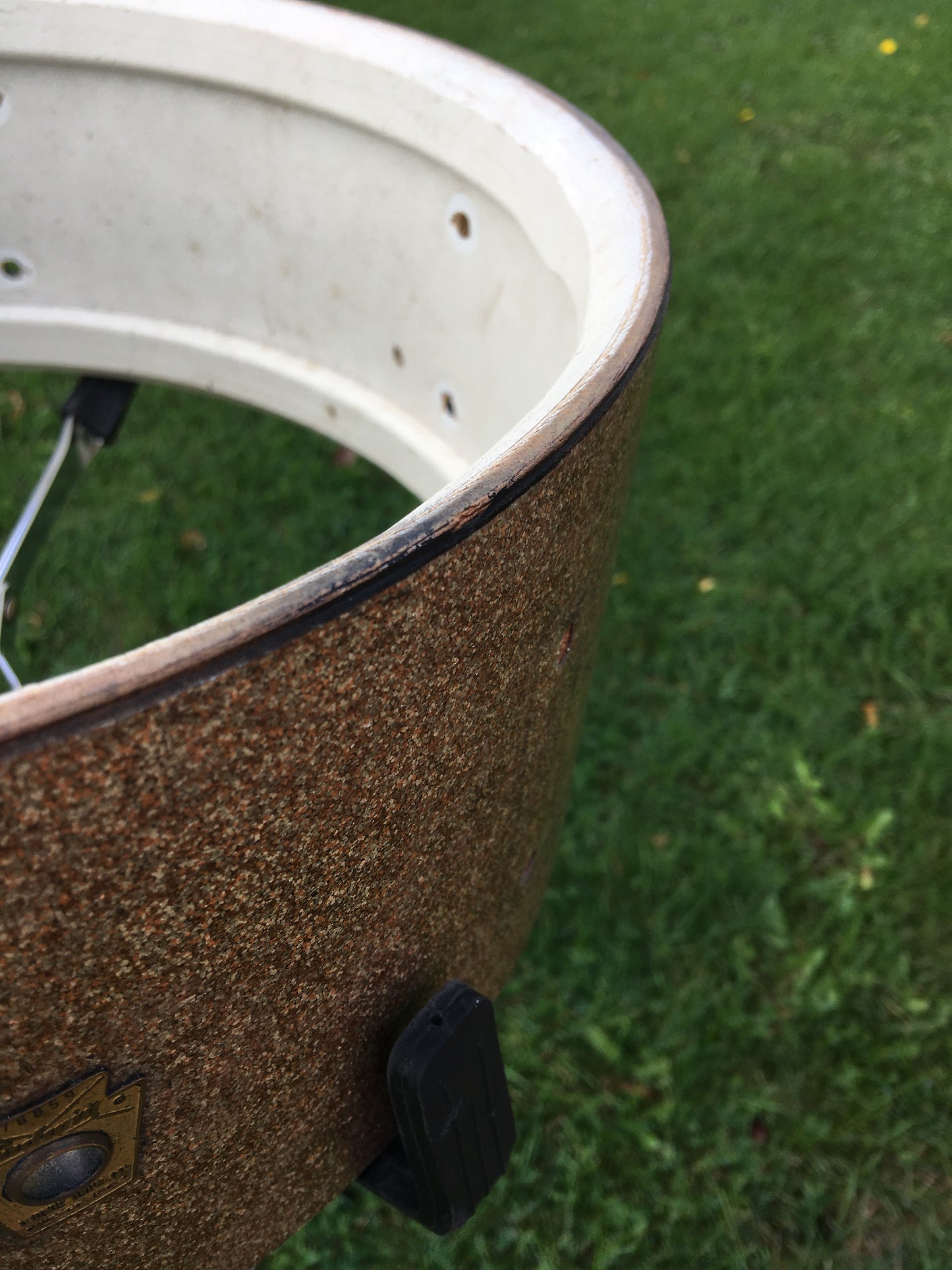 1966 Ludwig Pioneer Snare Drum Shell Champagne Sparkle