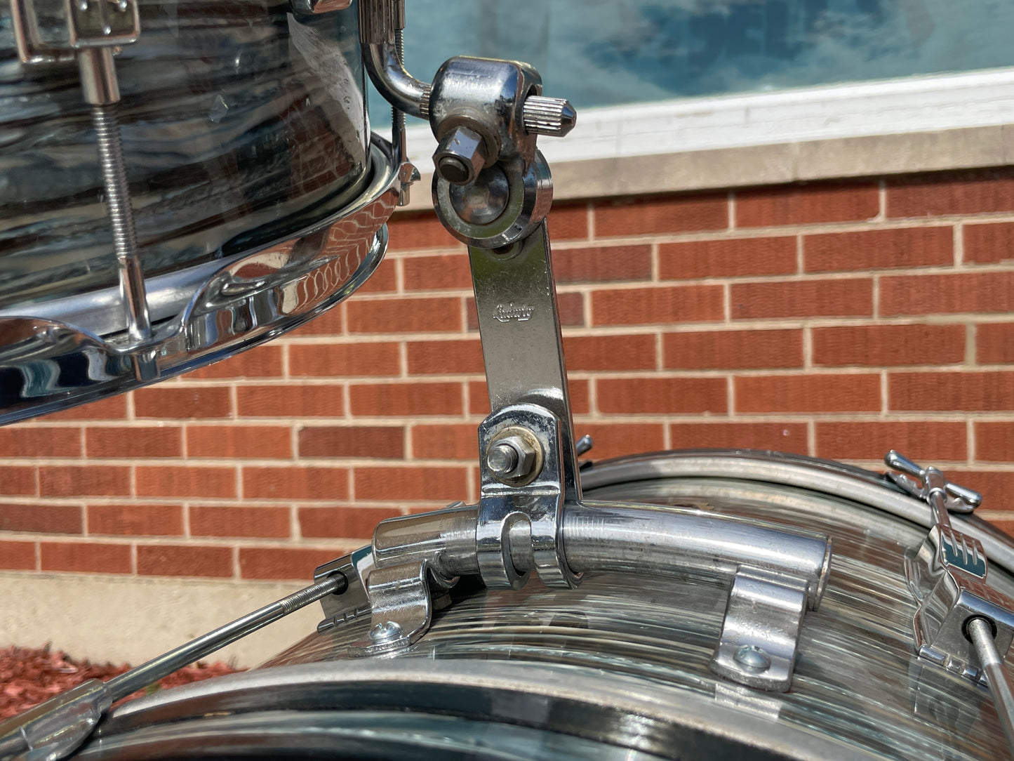 1965 Ludwig Club Date Drum Set Oyster Blue Pearl 20/12/14