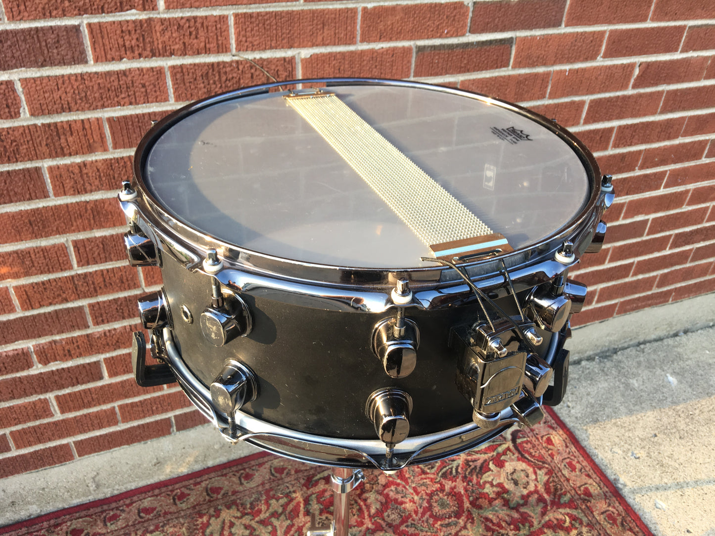 Mapex Matte Black Aluminum 6.5x14 Snare Drum