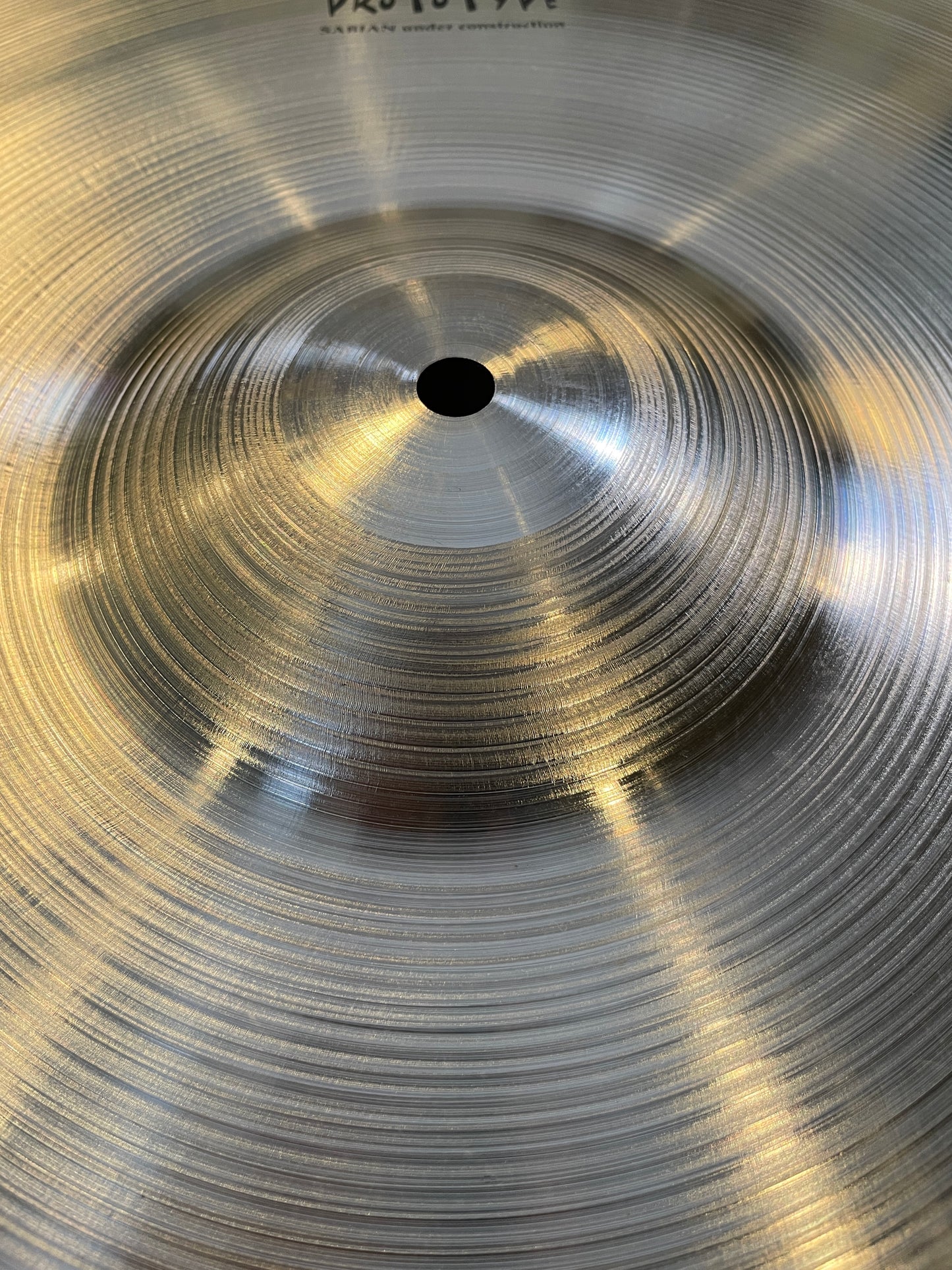 20" Sabian Prototype Ride Cymbal 25 Years of Innovation 25th Anniversary Signed Bob Zildjian Mark Love 2126g