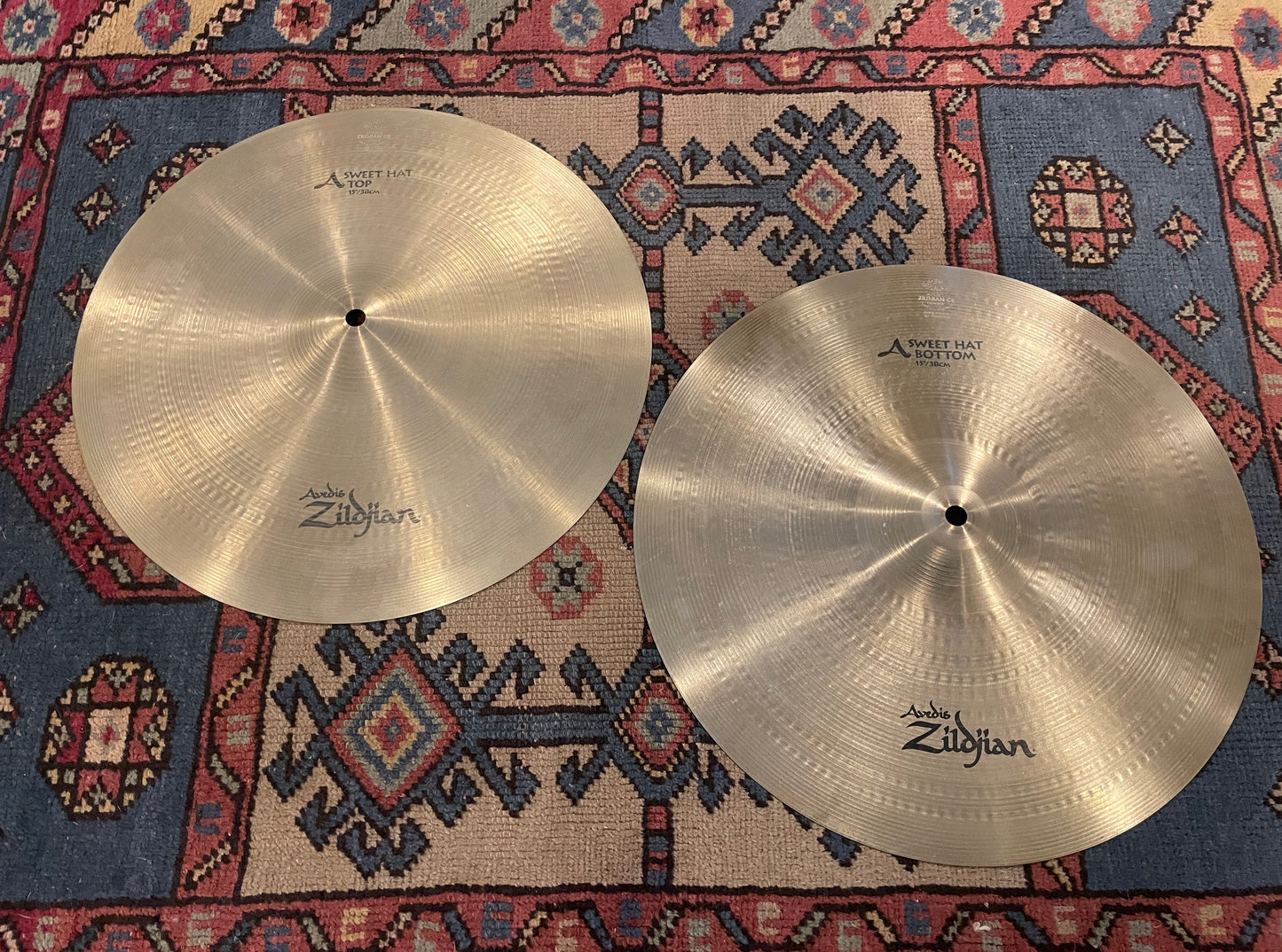 15" Zildjian A Sweet Hi-Hat Cymbal Pair 950g/1122g
