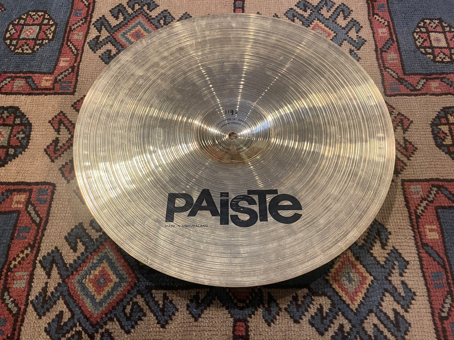 16" Paiste Sound Formula Power Crash Cymbal 1192g