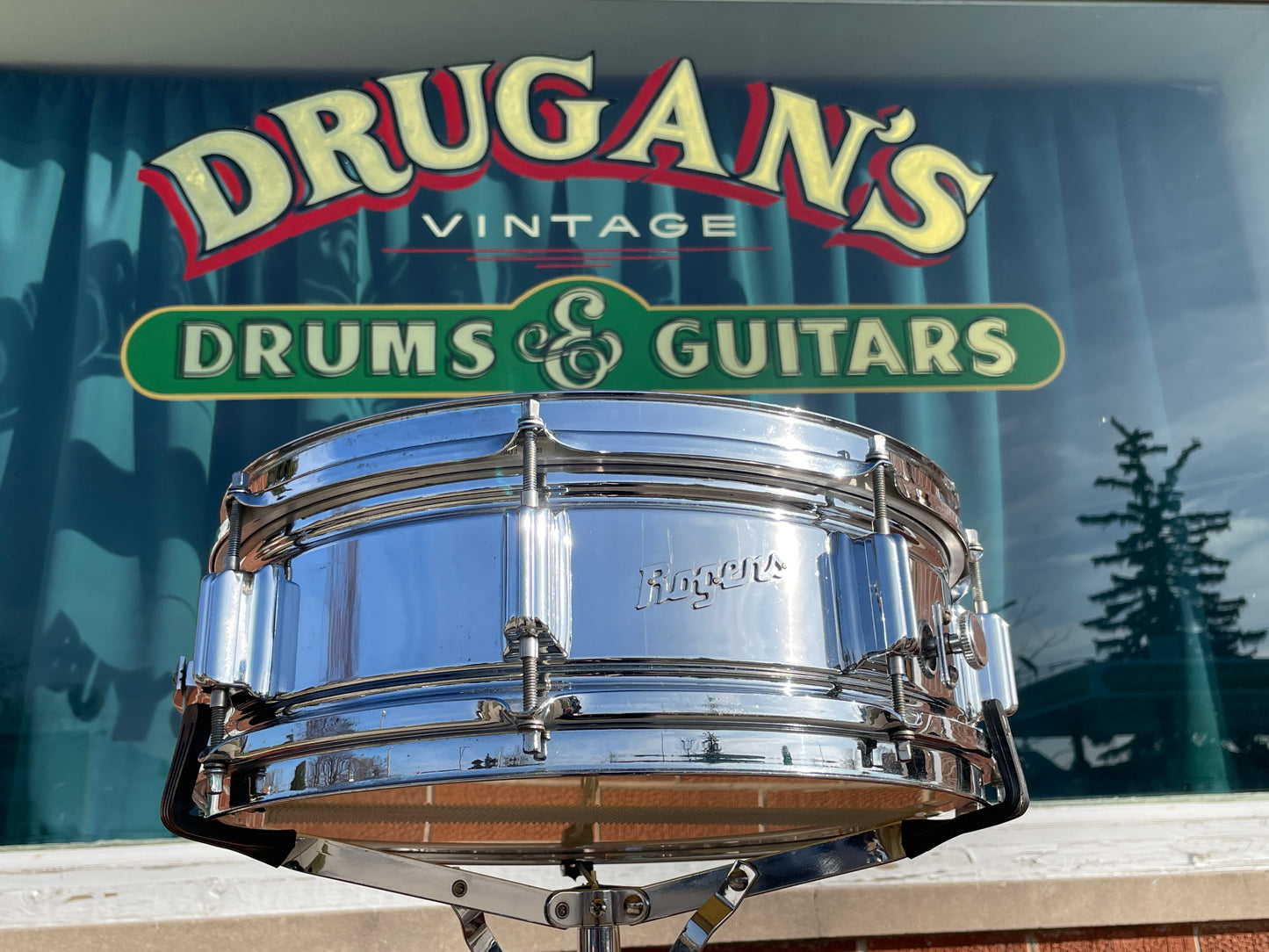 1960s Rogers 5x14 Powertone Snare Drum Cleveland Era COB