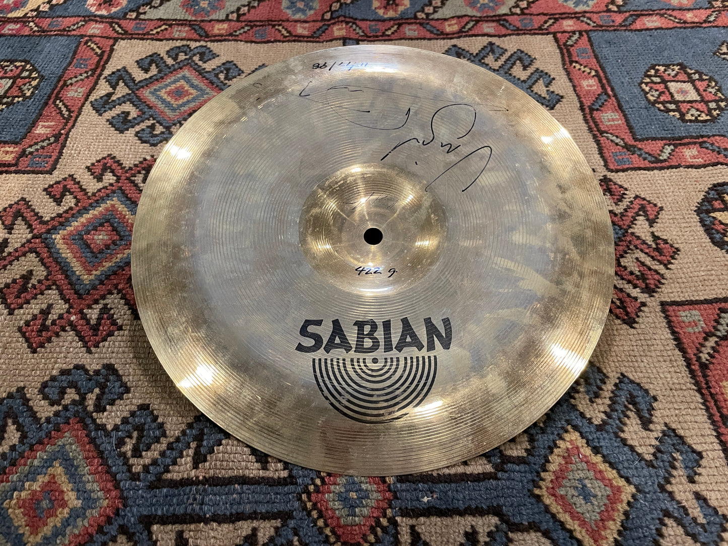 12" Sabian Hand Hammered HH Mini Chinese China Cymbal 422g Virgil Donati
