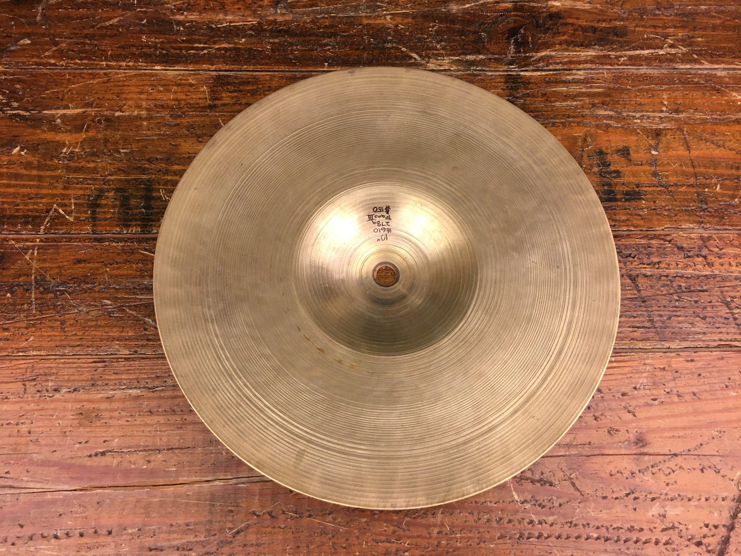 10" Zildjian A 1950s Trans Stamp Splash Cymbal 278g #610