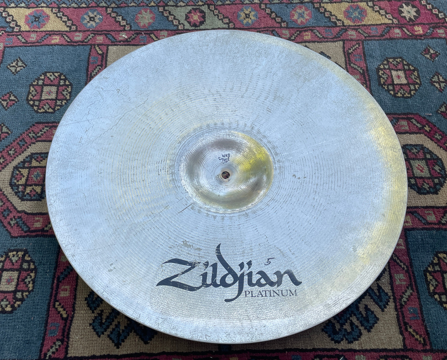 21" Zildjian A Platinum Rock Ride Cymbal 3296g
