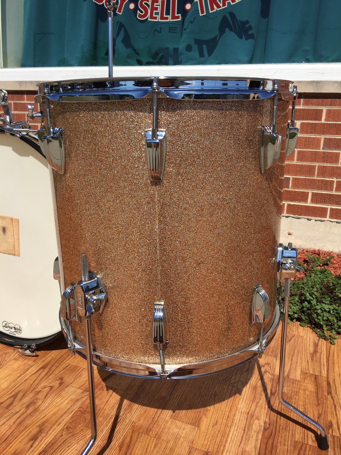 1965 Ludwig Super Classic Drum Set Champagne Sparkle 100% Original