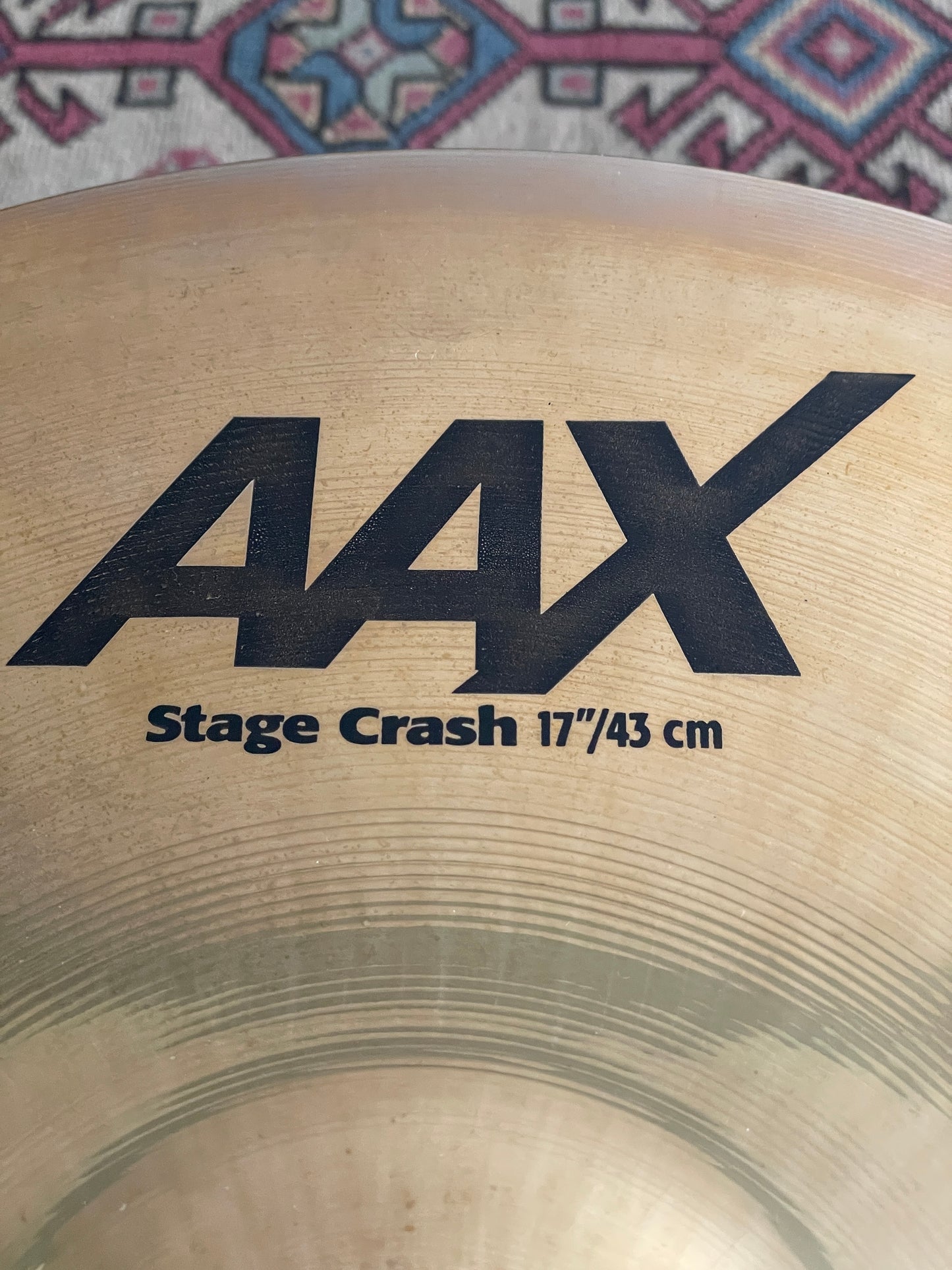 17" Sabian AAX Stage Crash Cymbal 1256g