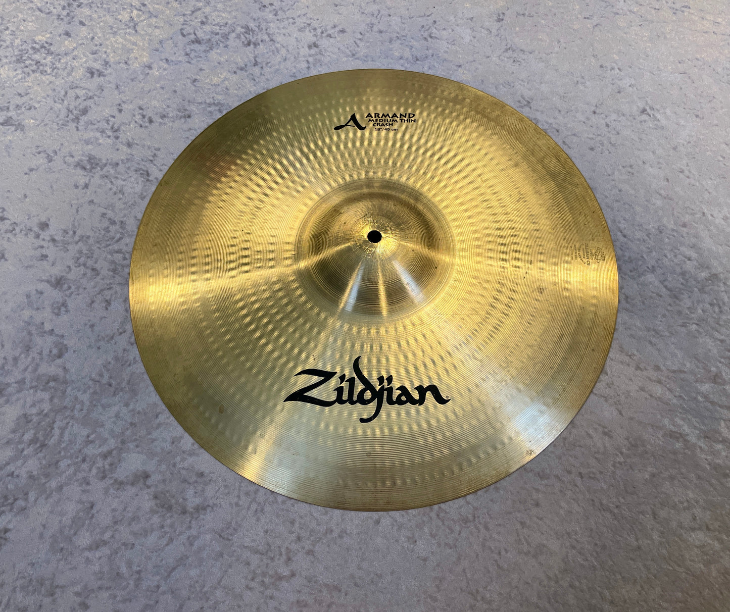 18" Zildjian A A8012 Armand Medium Thin Crash Cymbal 1523g