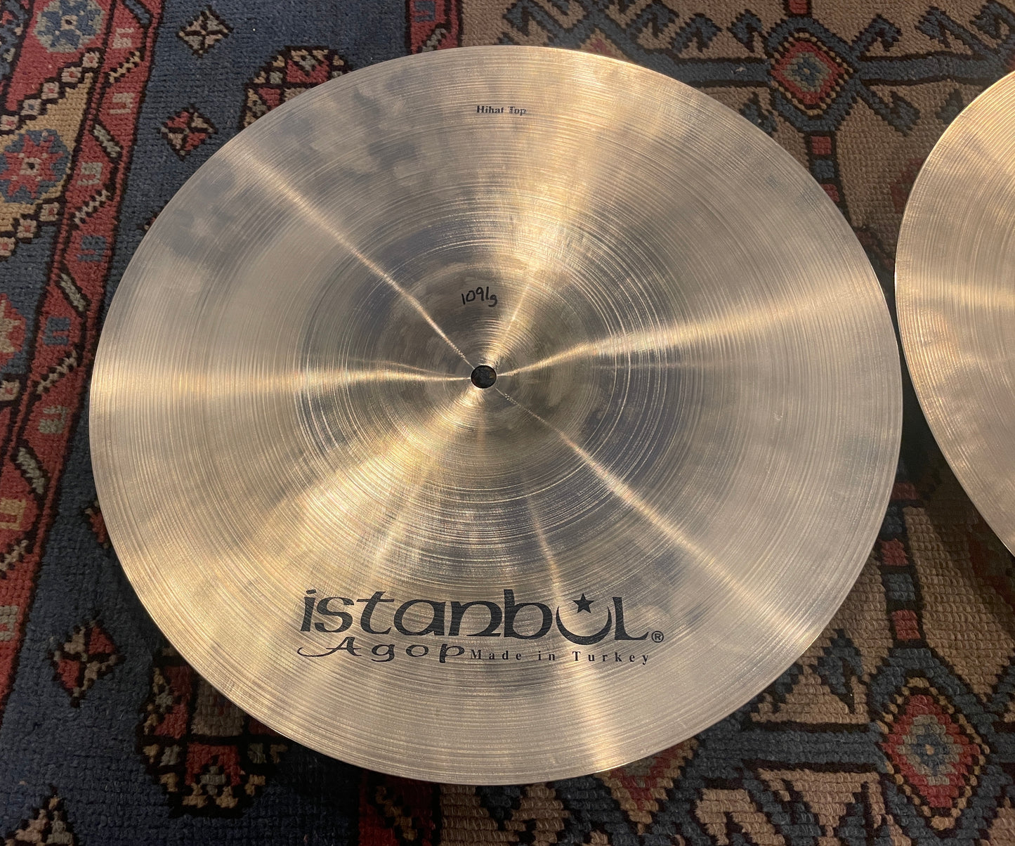 15" Istanbul Agop Xist Hi-Hat Cymbal Pair 1091g/1286g
