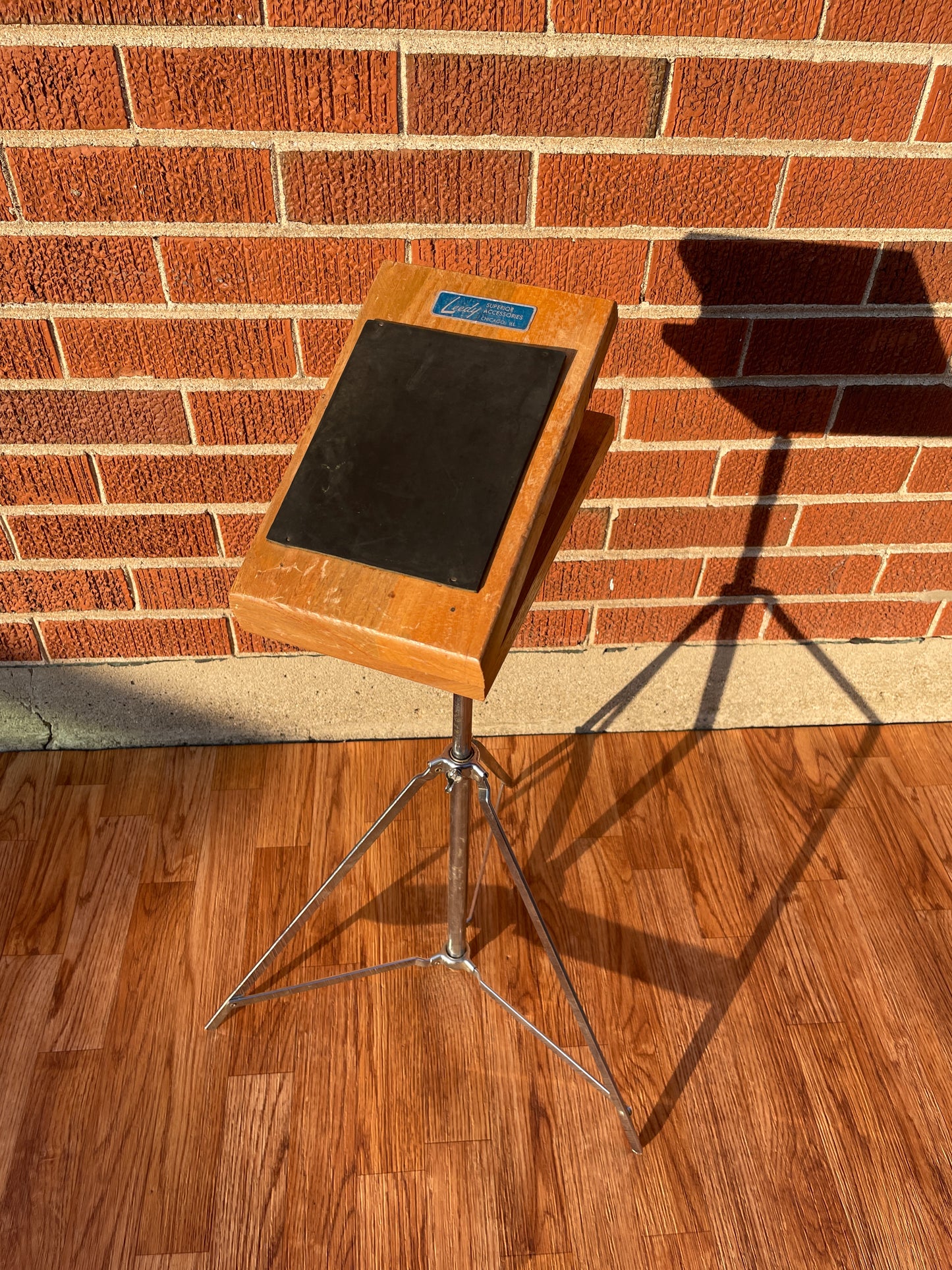 1960s Leedy No. 7393 Professional Practice Pad And Stand