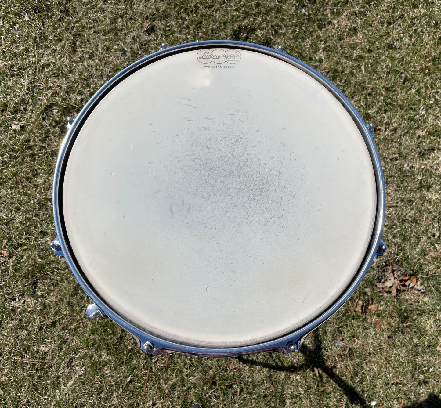 1966 Ludwig 5x14 Jazz Festival Snare Drum Burgundy Sparkle