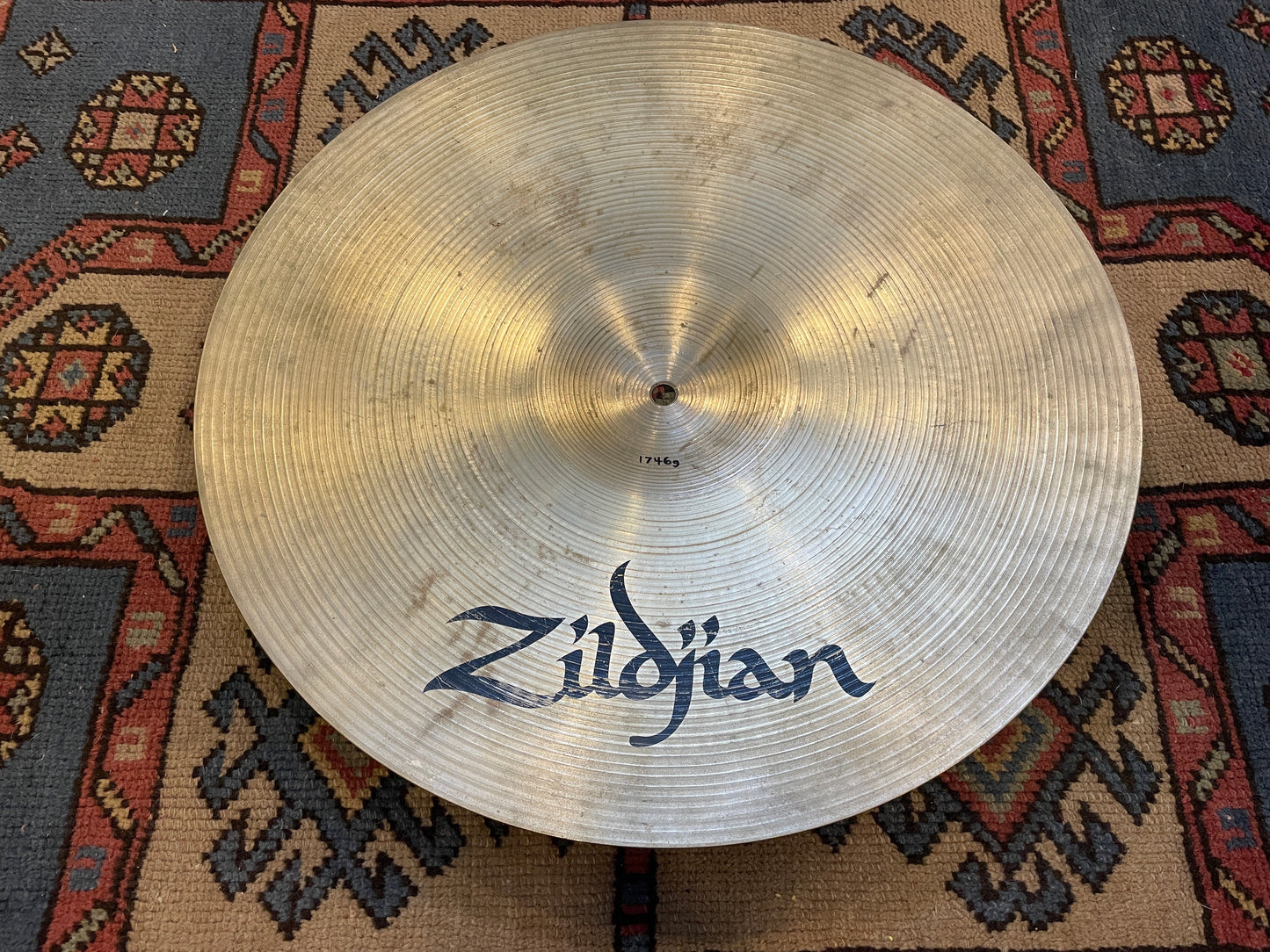 18" Zildjian A 1980s Medium Ride Cymbal 1746g