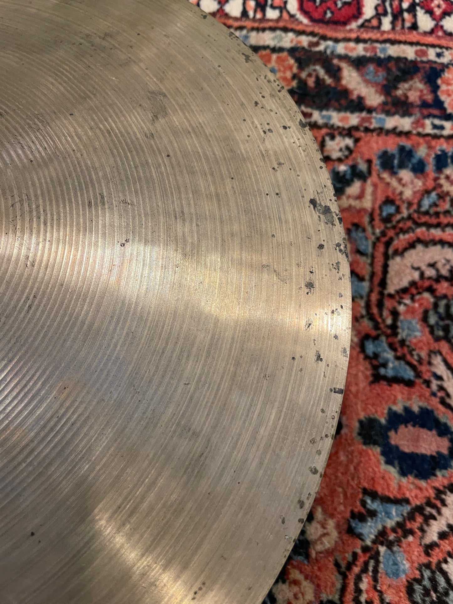 14" Zildjian A 1940s-50s Trans Stamp Hi-Hat Single Cymbal 667g #735 *Video Demo*