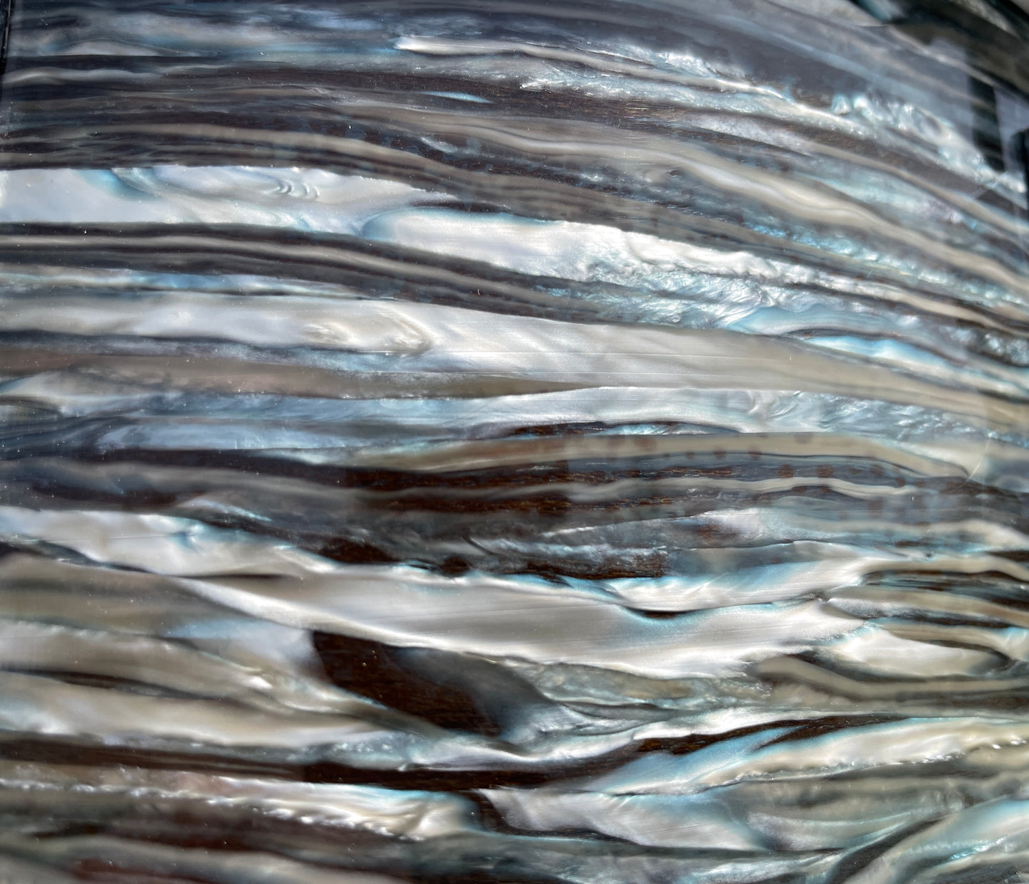 1965 Ludwig 5x14 Jazz Festival Snare Drum Oyster Blue Pearl COB