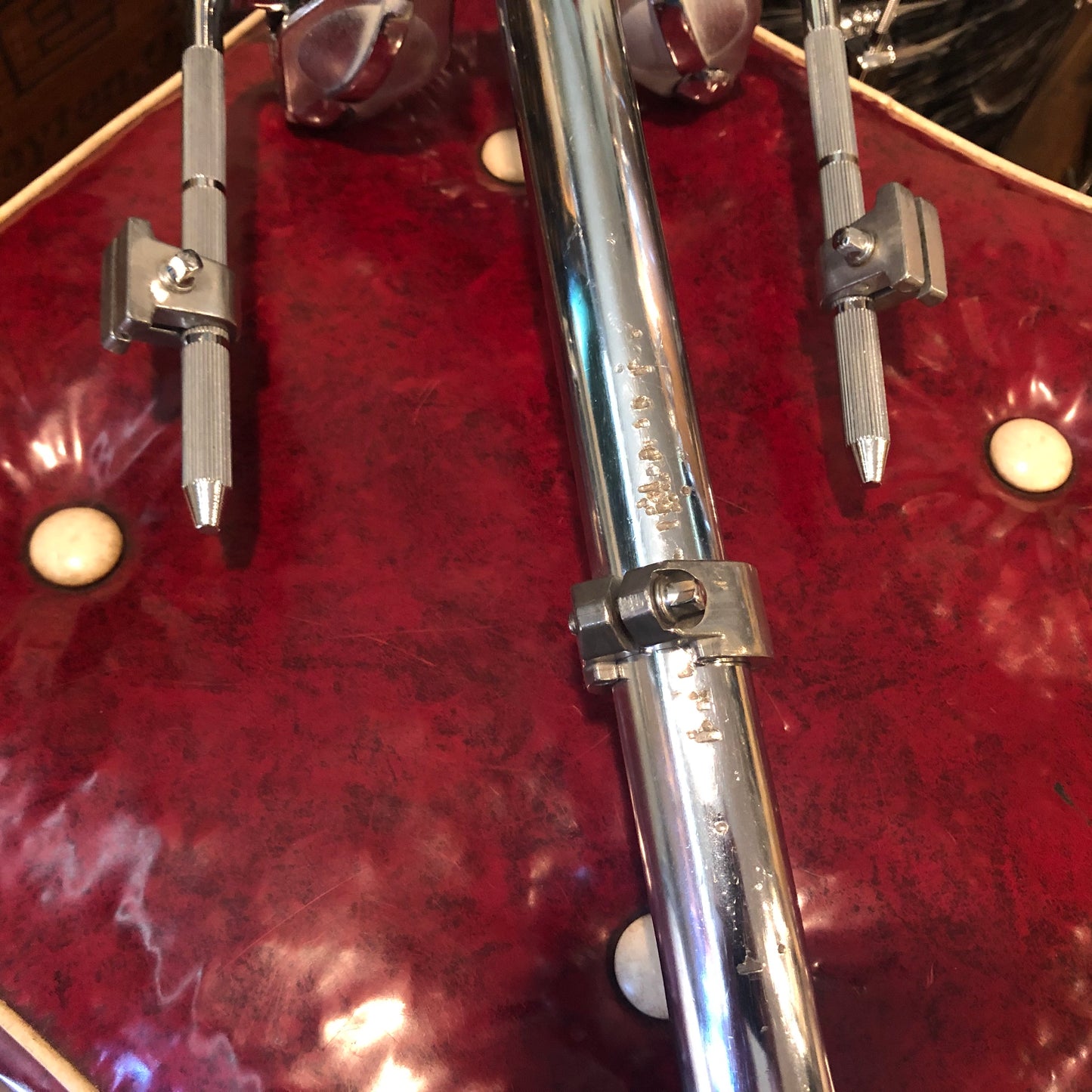 1980s Tama Omni-Sphere Double Tom Holder Mount