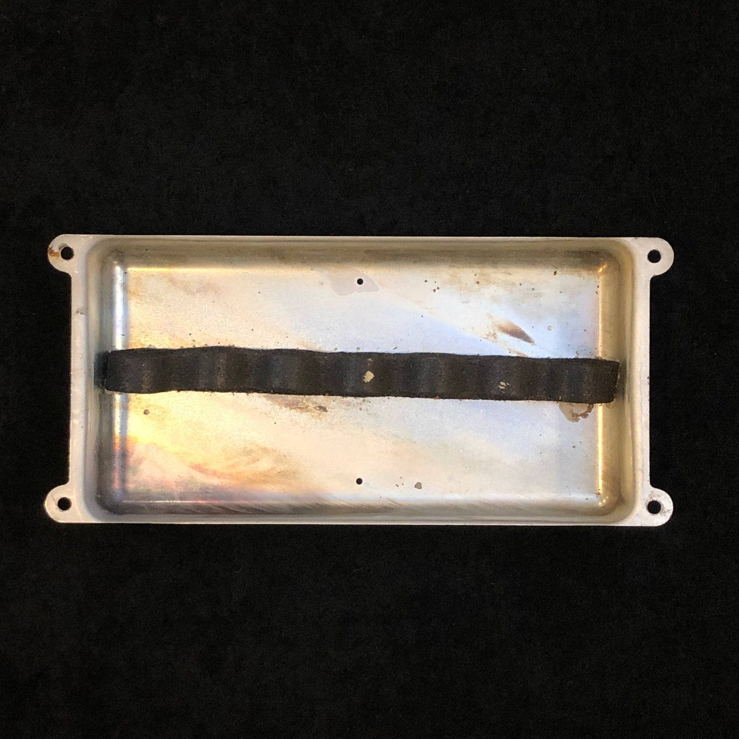 Early 1960s Fender Blonde Showman Amplifier Head Capacitor Cover / Can