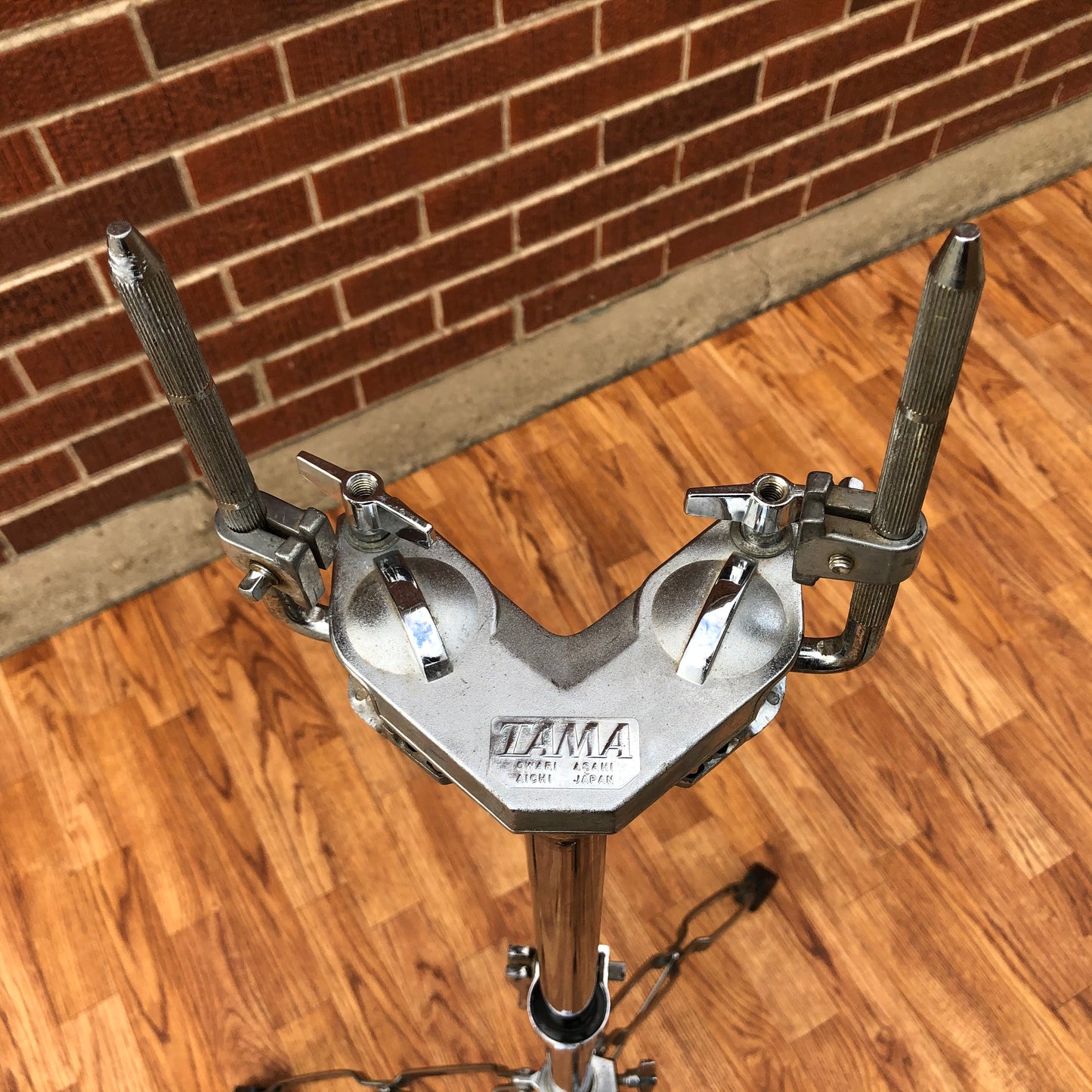 1980s Tama Titan Red Label Omni-Sphere Double Tom Stand w/ Quick Release