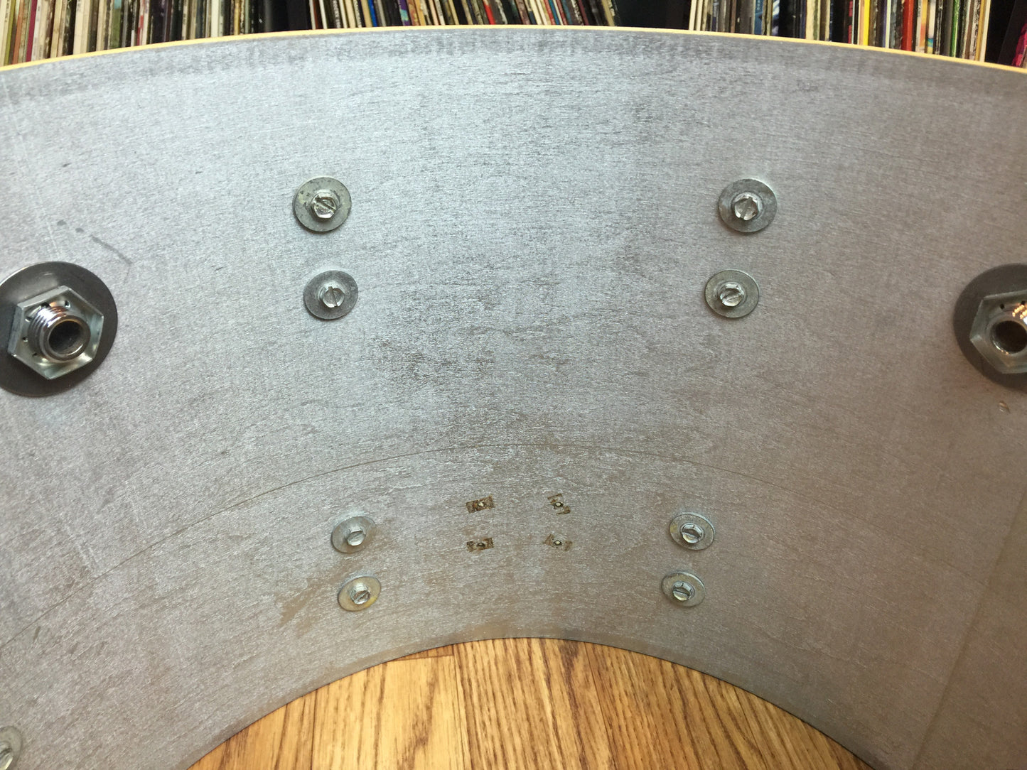 Gretsch 1960's Round Badge Micro Bop Set w/ 15" Bass Drum in Blue Glass Glitter