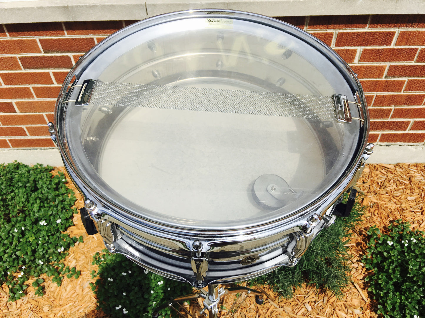 1960 Ludwig Chrome Over Brass Pre-Serial 5"x14" Supraphonic Snare Drum